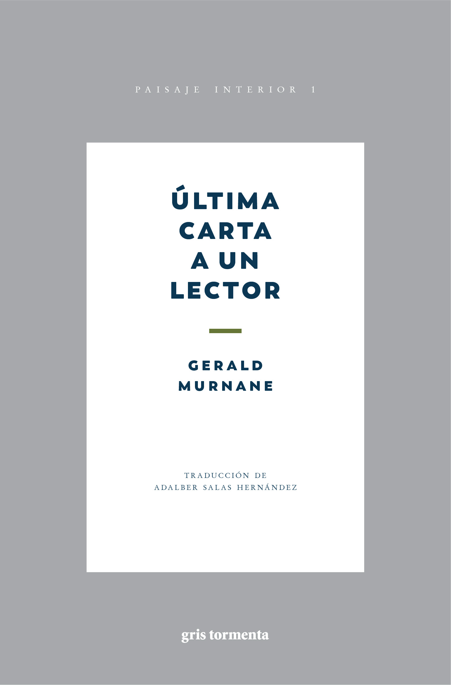 Última carta a un lector