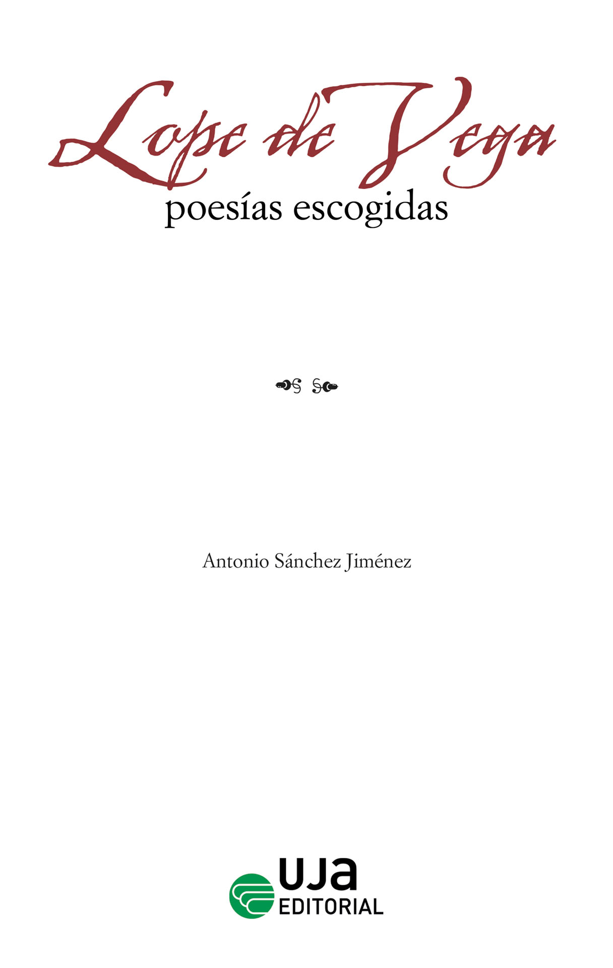 Lope de Vega: Poesías escogidas