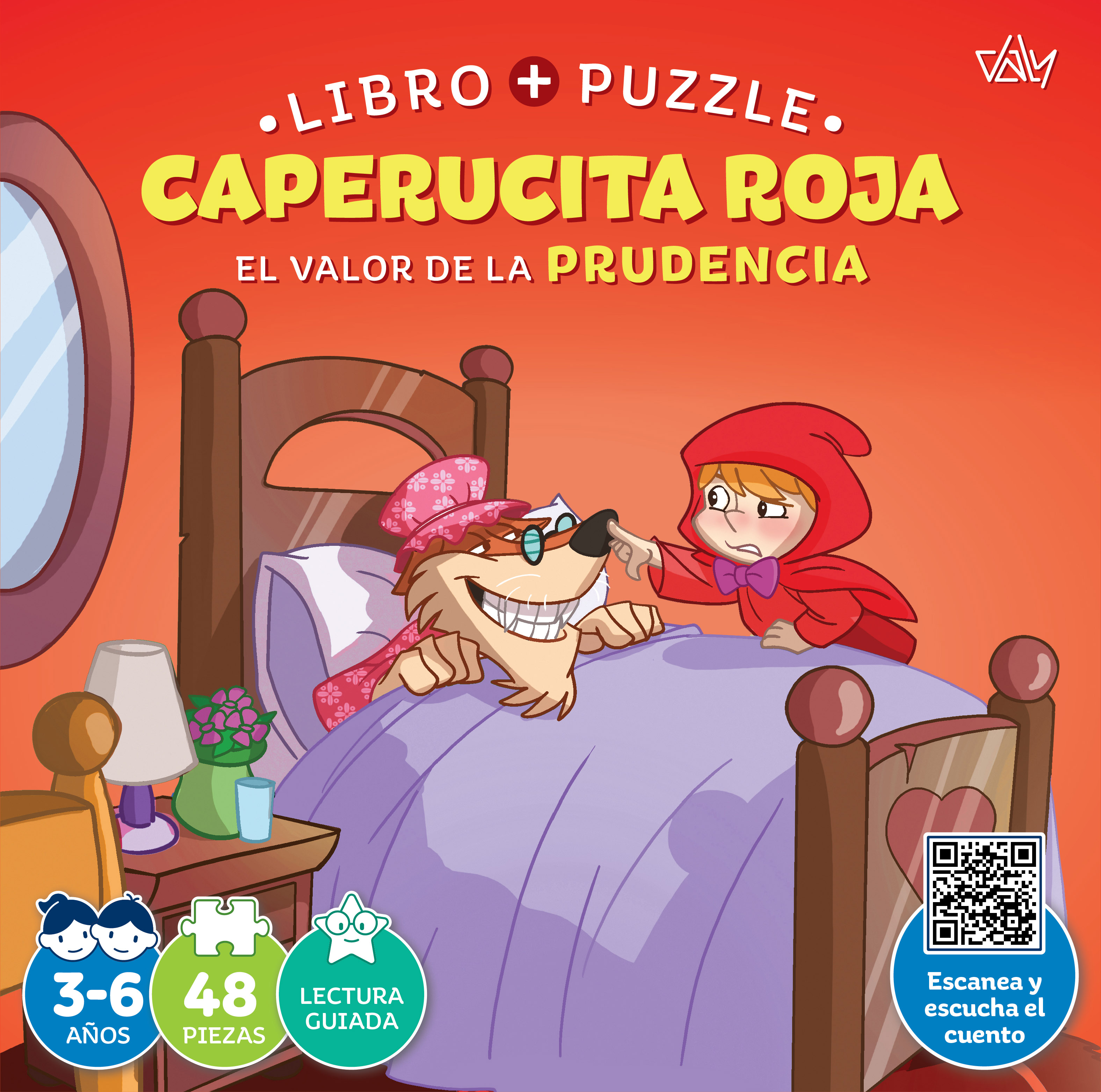 LIBRO + PUZZLE - CAPERUCITA ROJA