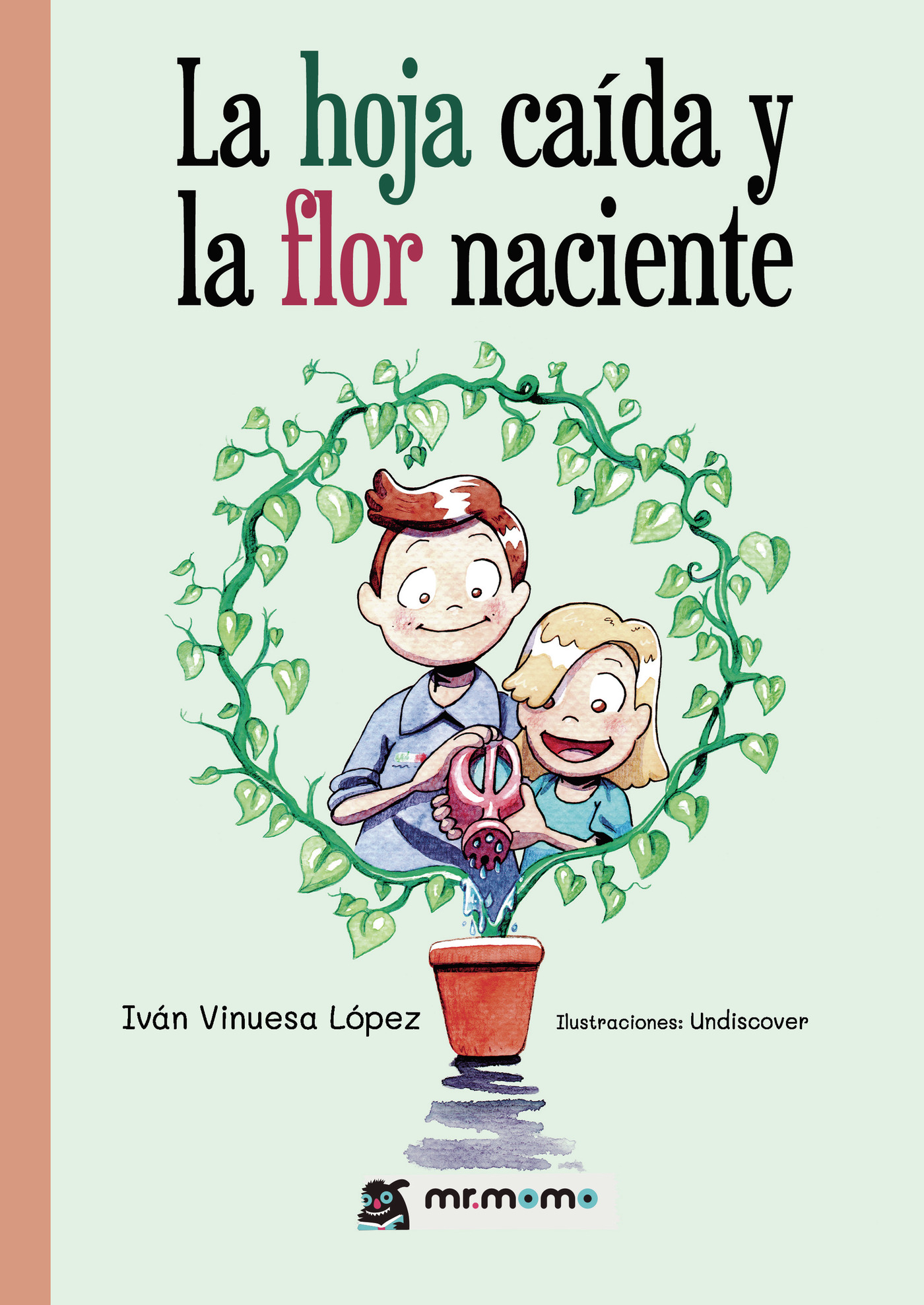 La hoja caída y la flor naciente