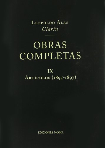 OBRAS COMPLETAS CLARIN - TOMO IX