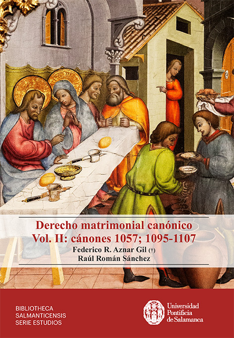 Derecho matrimonial canónico . Vol. II: cánones 1057;1095-1107