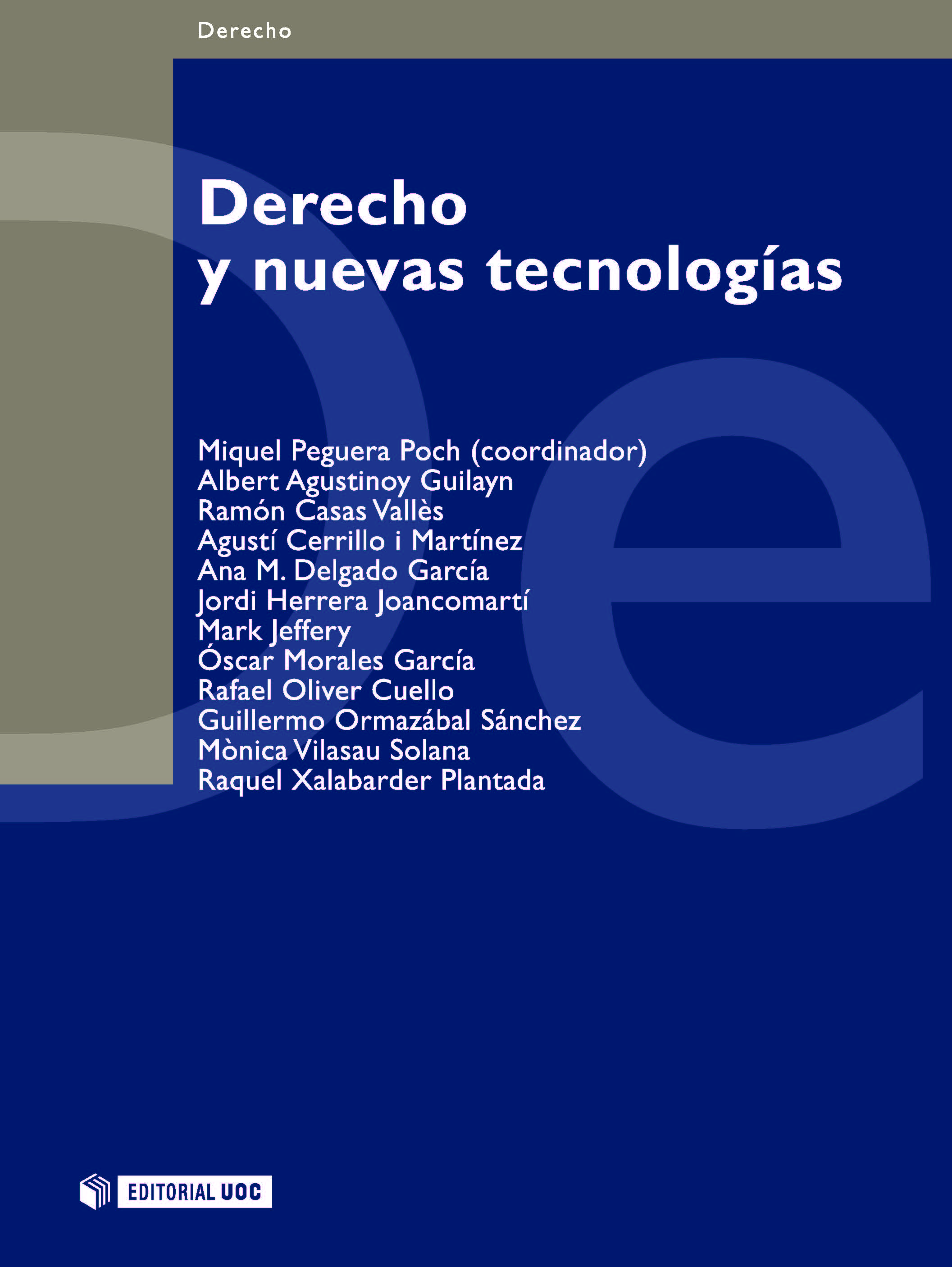 Derecho y nuevas tecnologías
