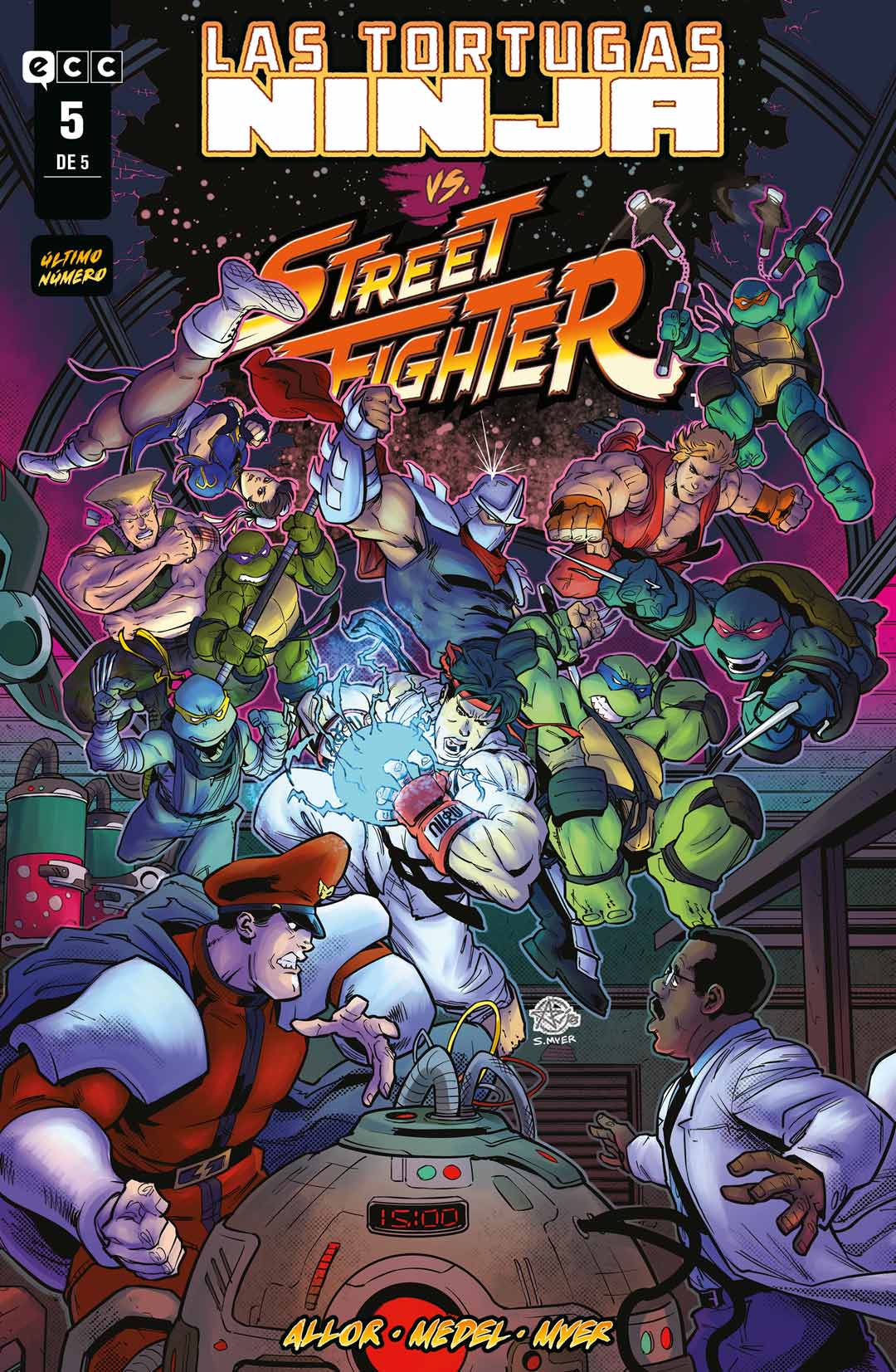 Las Tortugas Ninja vs. Street Fighter núm. 5 de 5