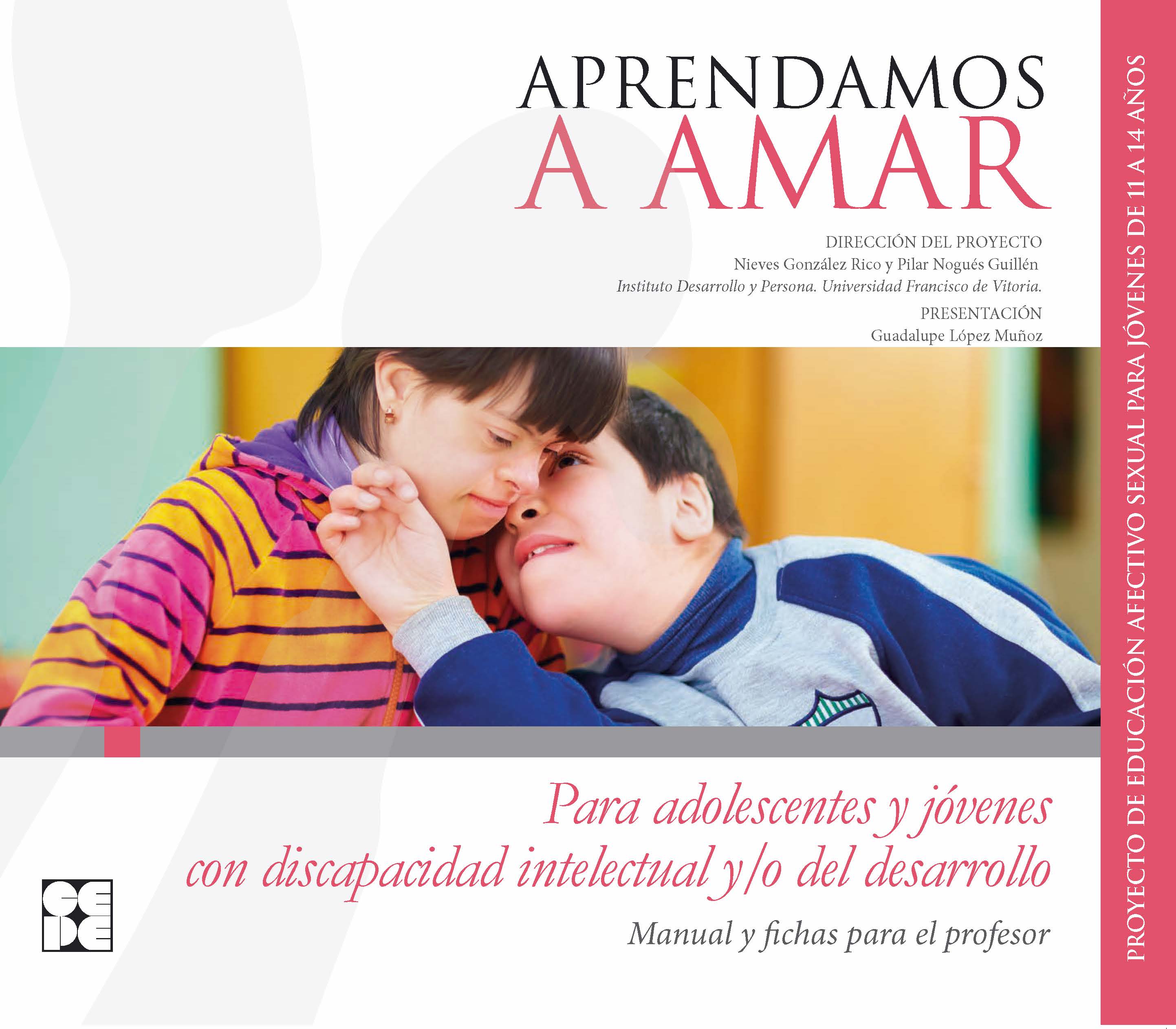Aprendamos a Amar. Discapacidad intelectual. Material para el Educador