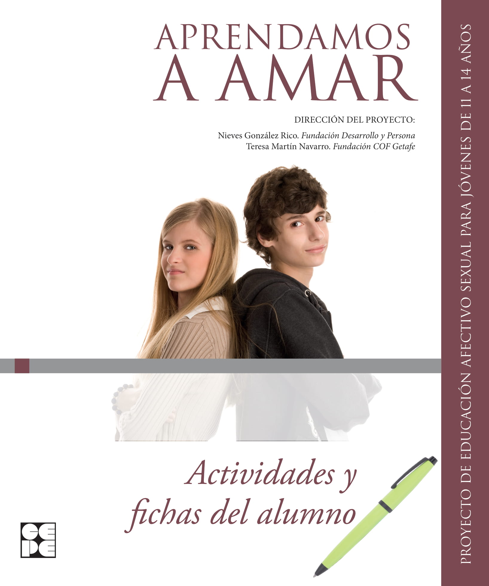 Aprendamosa Amar 11-14. Fichas del Alumno