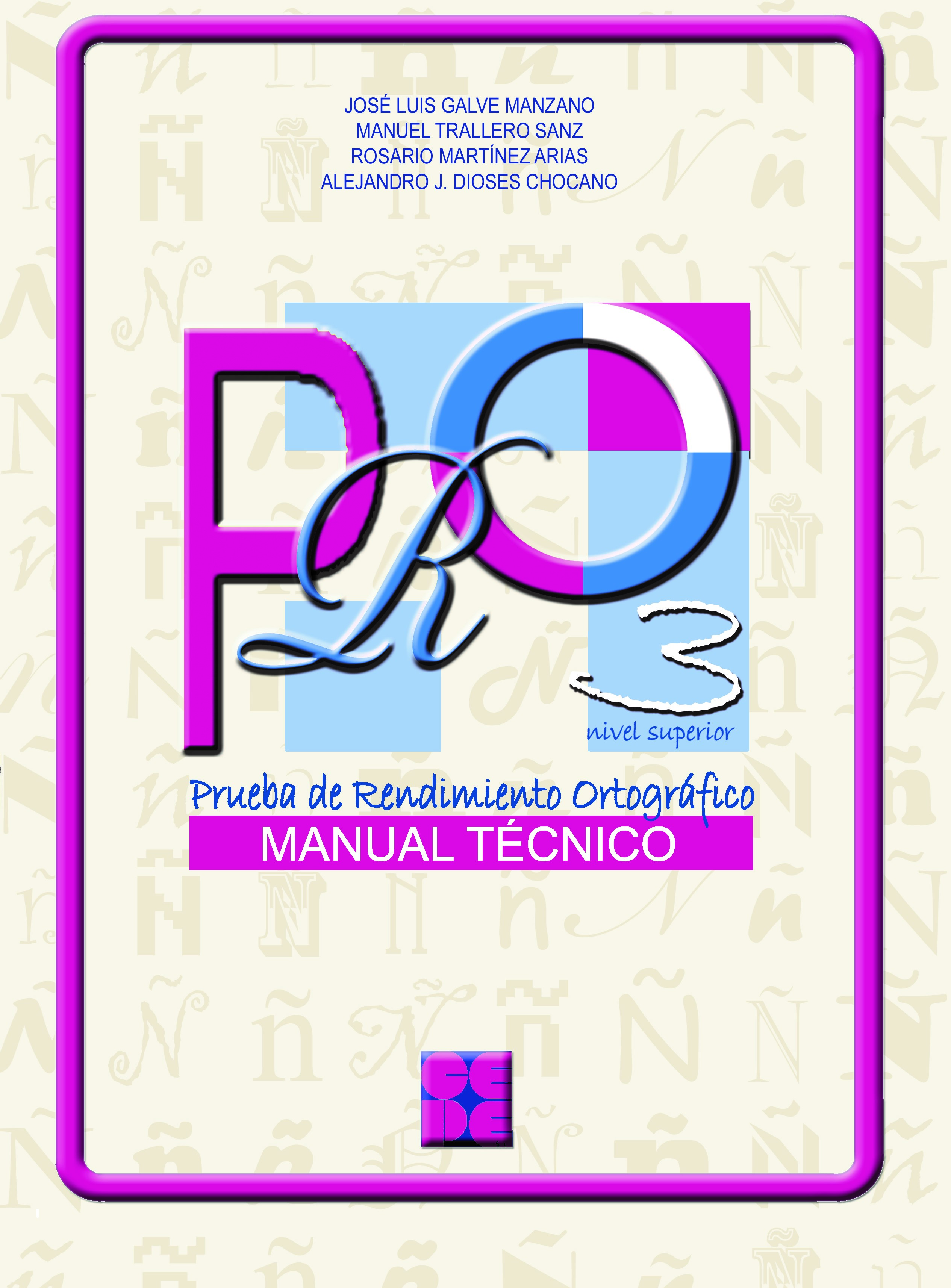 PRO 3. Manual Técnico