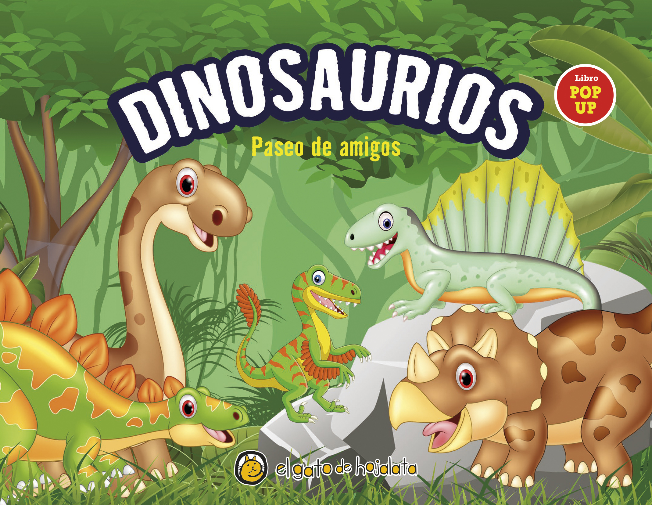 Dinosaurios. Paseo de amigos ( Cuentos en Pop Up )