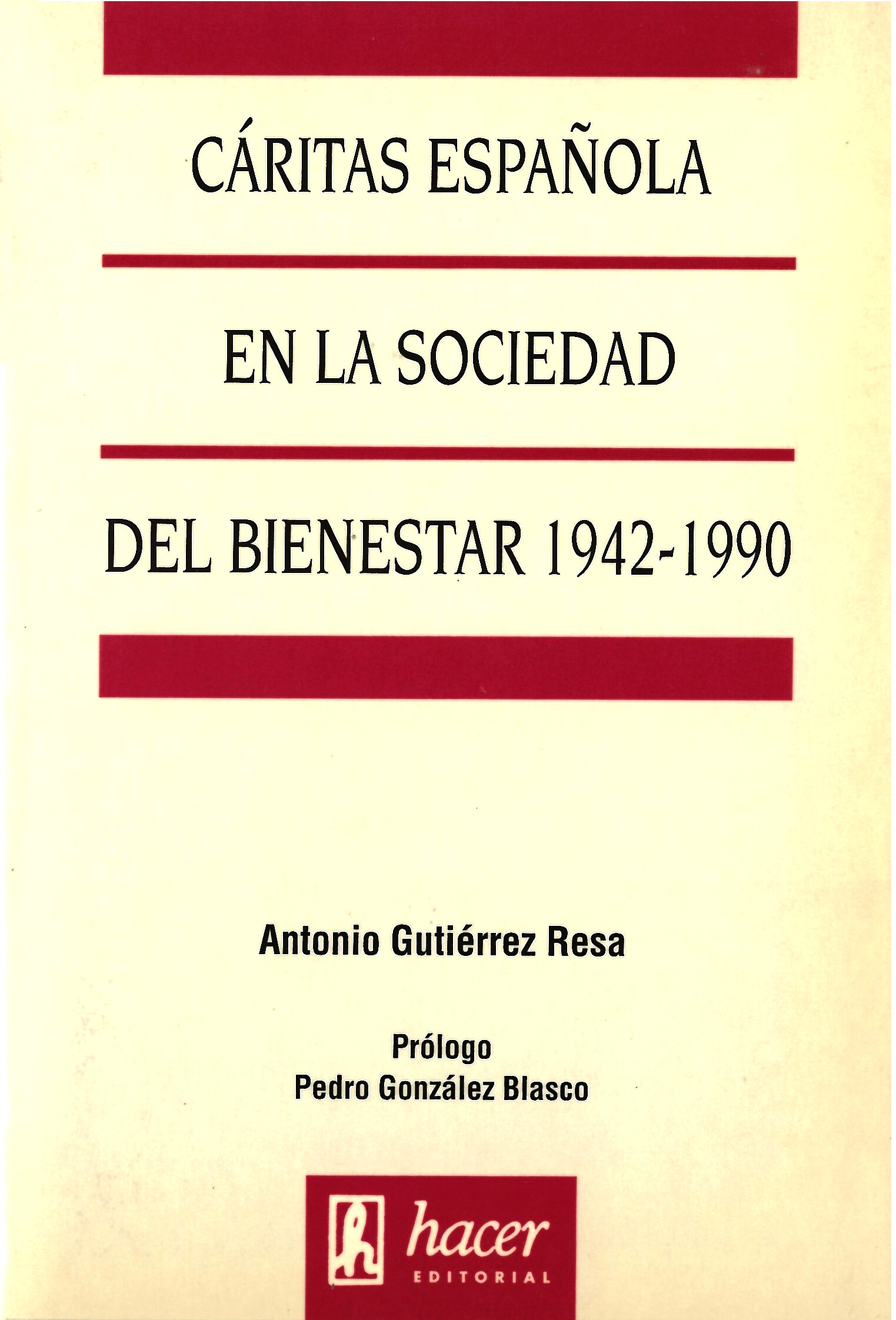 Cáritas Española en la sociedad del bienestar