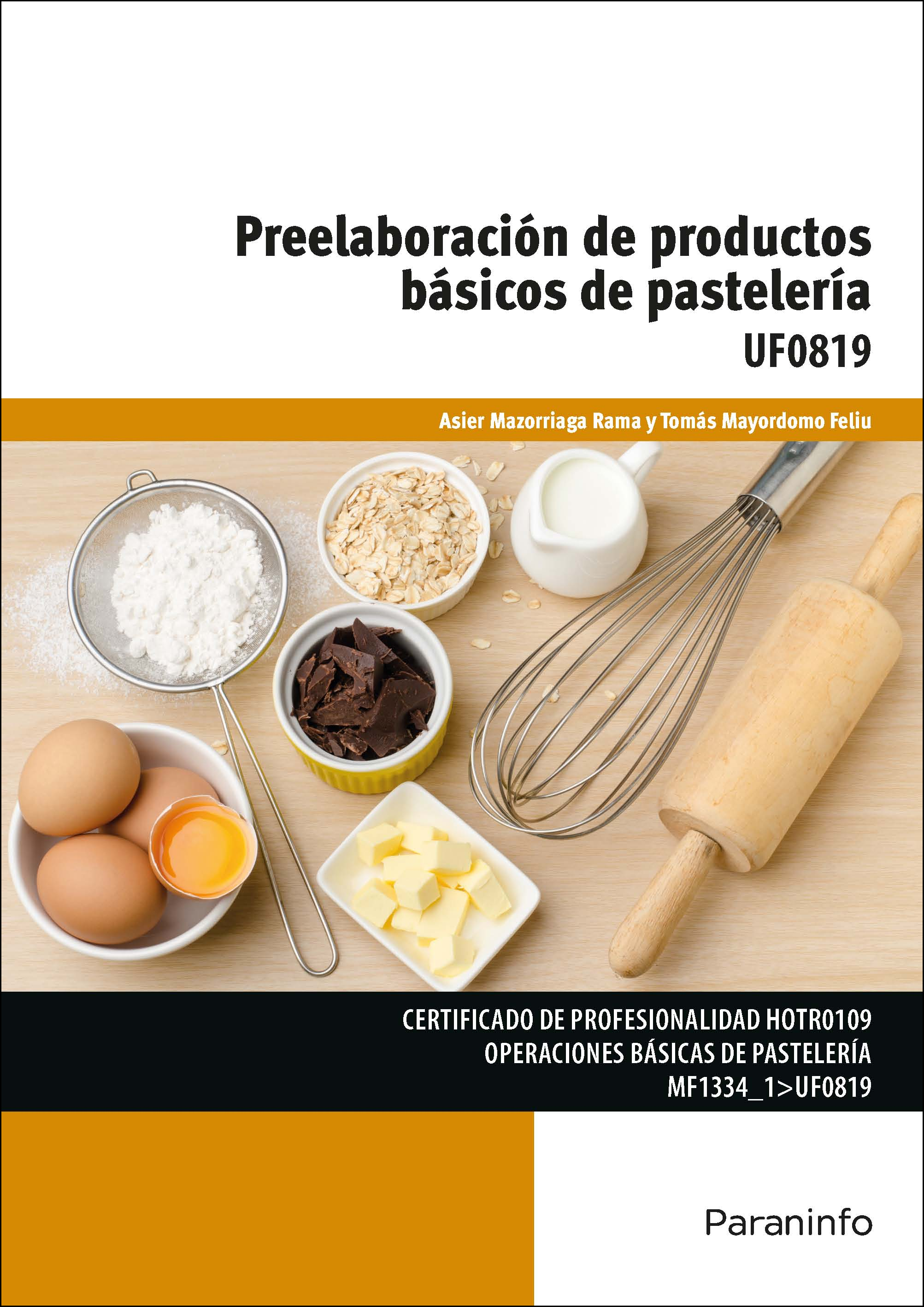 Preelaboración de productos básicos de pastelería