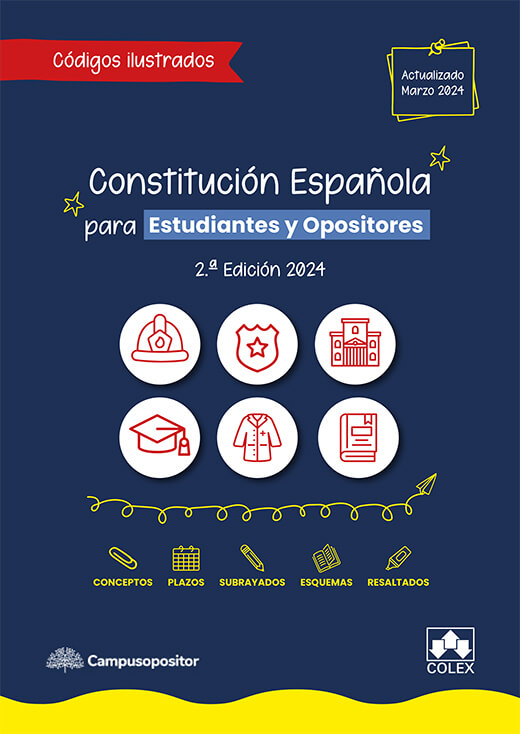 Constitución Española para estudiantes y opositores