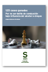 125 casos ganados por no ser delito de conducción bajo influencia del alcohol o drogas