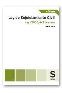 Ley de Enjuiciamiento Civil. Ley 1/2000, de 7 de enero