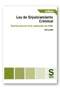 Ley de Enjuiciamiento Criminal. Real Decreto de 14 de septiembre de 1882