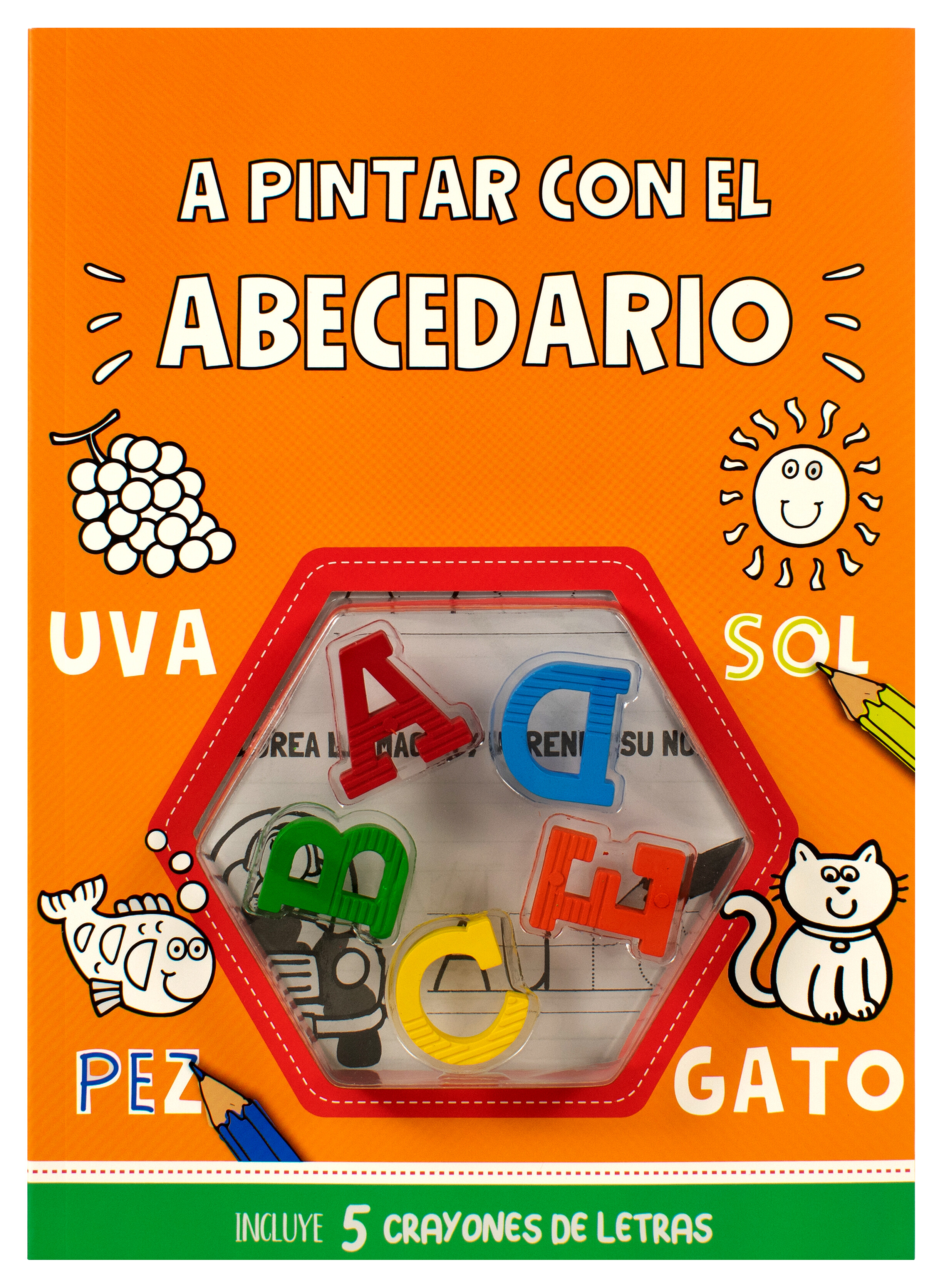 Libro de actividades: A pintar con el abecedario