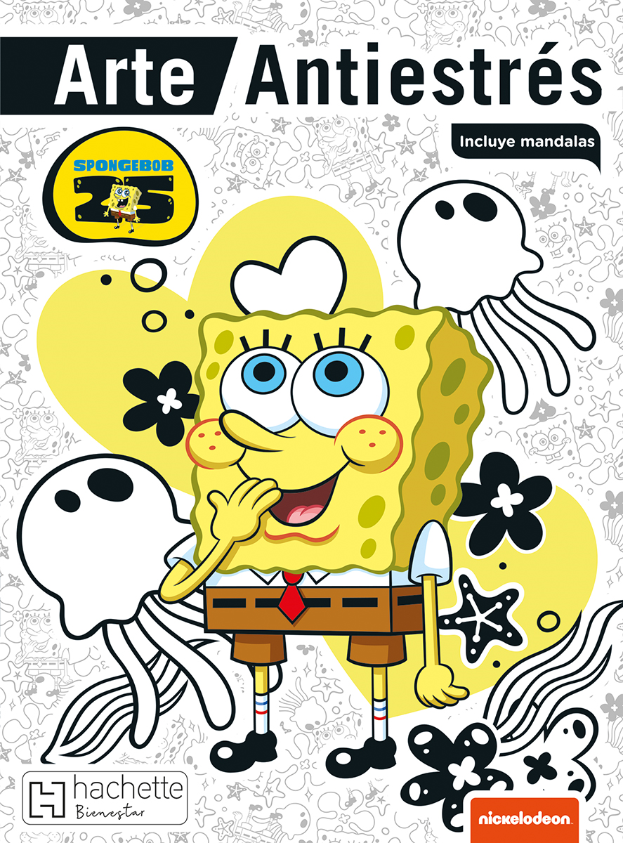 Arte Antiestrés. SpongeBob para colorear