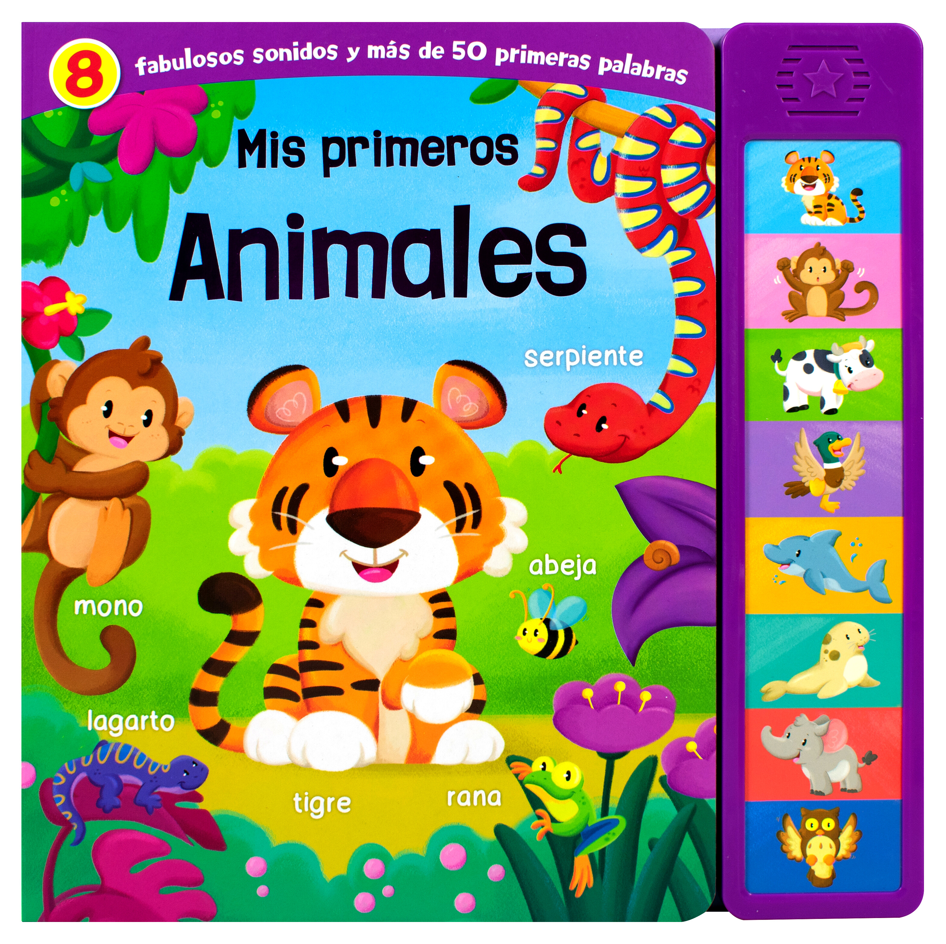 Libro infantil con sonidos: Mis primeros animales