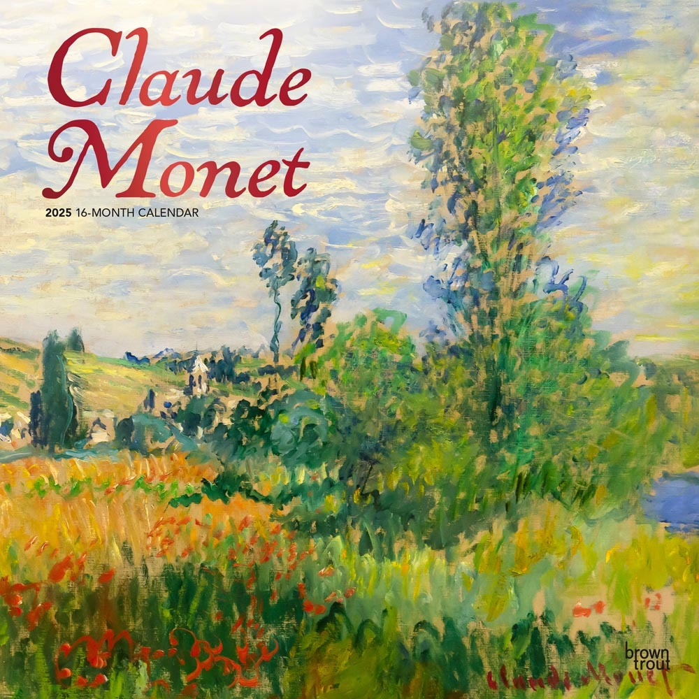 Square Wall 12X12 Monet, Claude 2025 Square Foil
