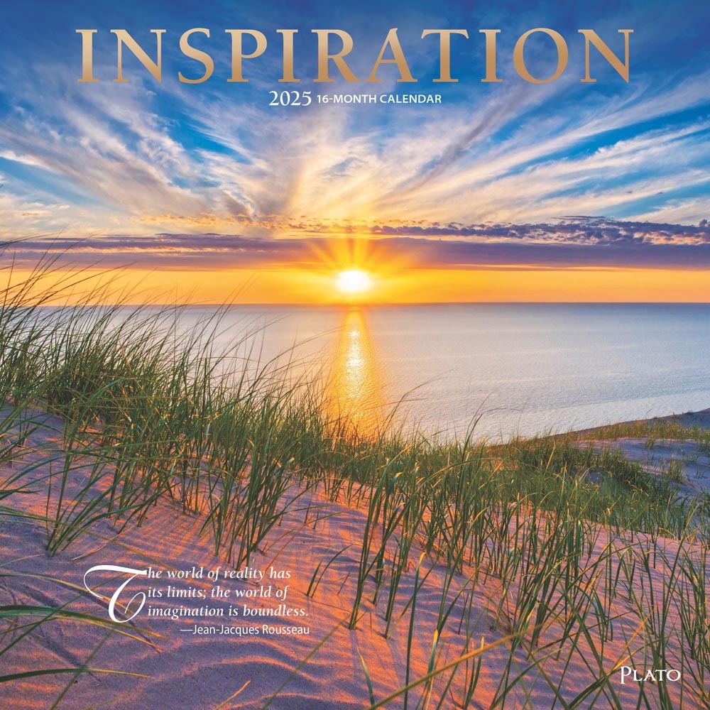 Square Wall 12X12 Plato Inspiration 2025 12 X 24 Inch Monthly Square Wall Calendar Foil Stamped Cover