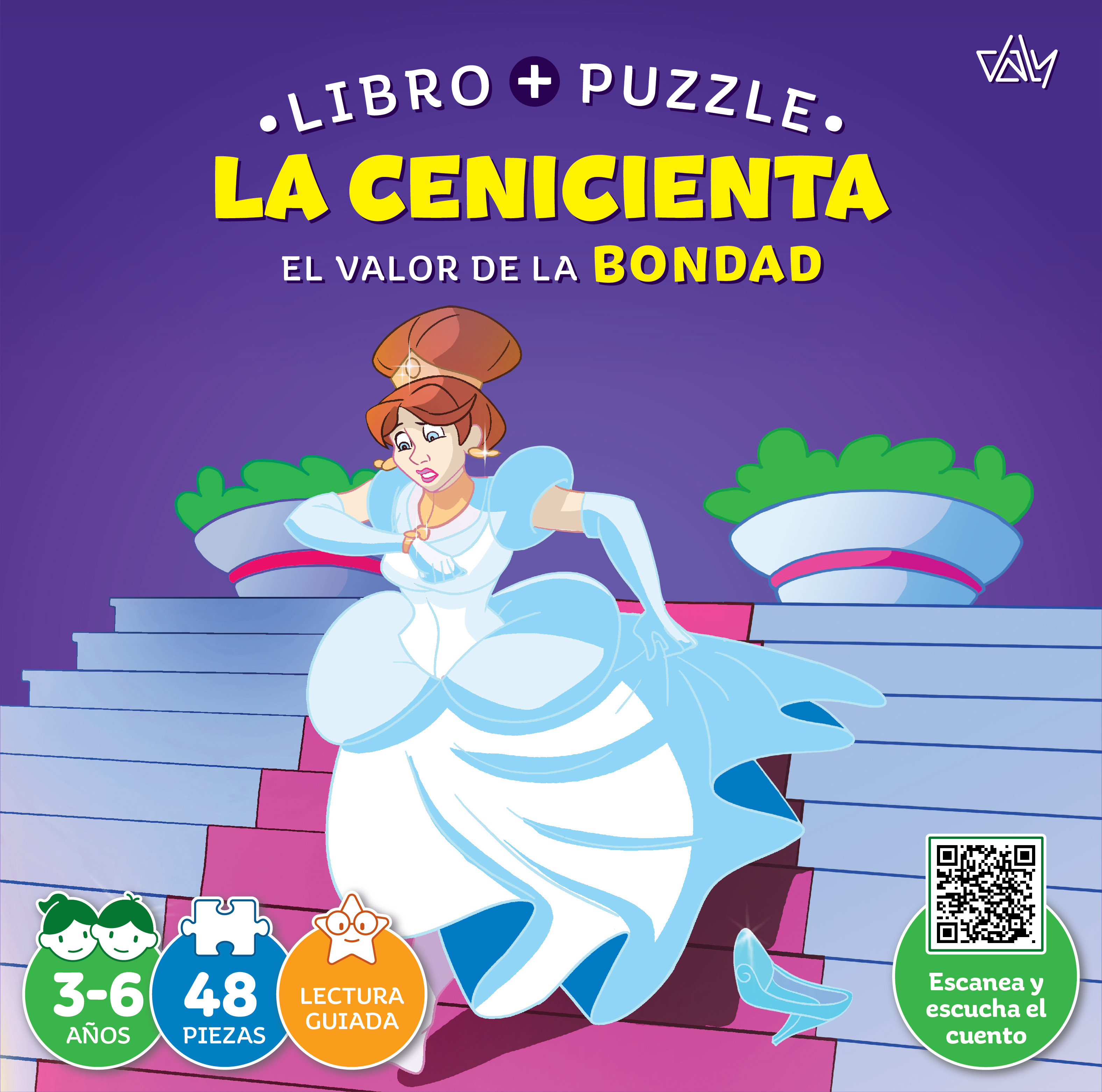 LIBRO + PUZZLE - LA CENICIENTA