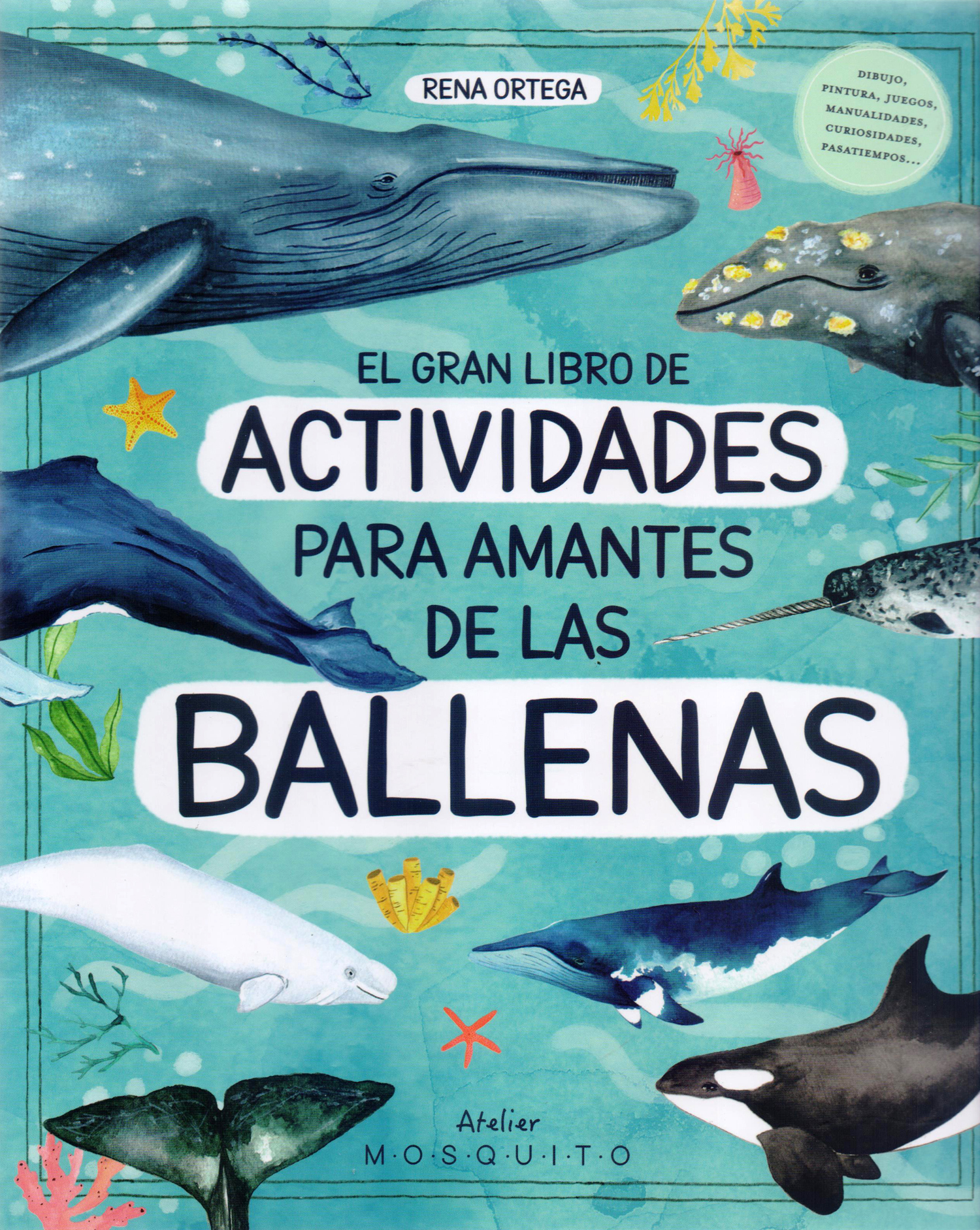 El gran libro de actividades para amantes de las ballenas