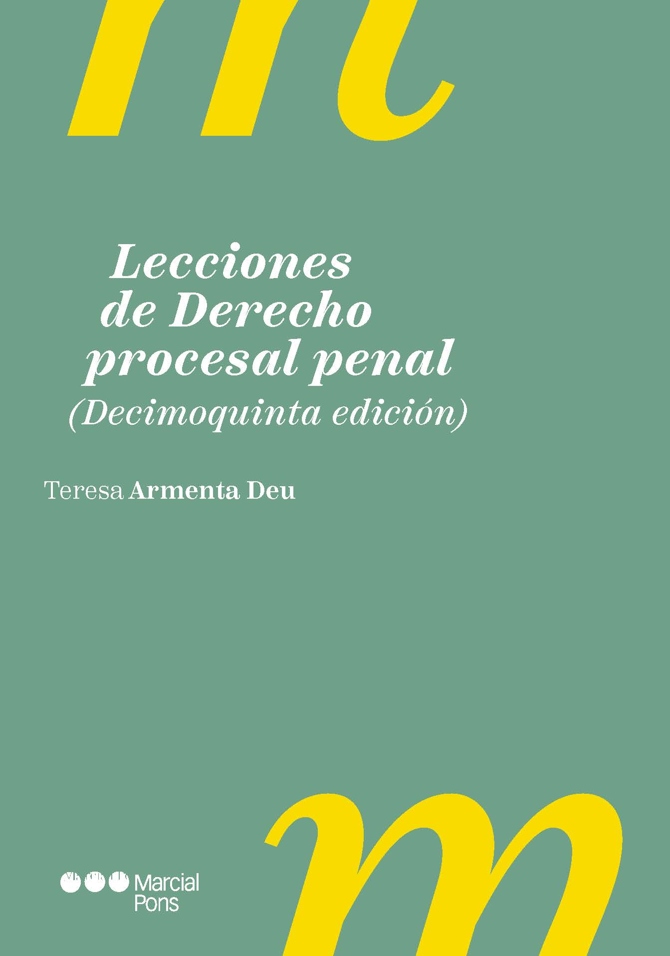 Lecciones de Derecho Procesal Penal 15.ª ed.