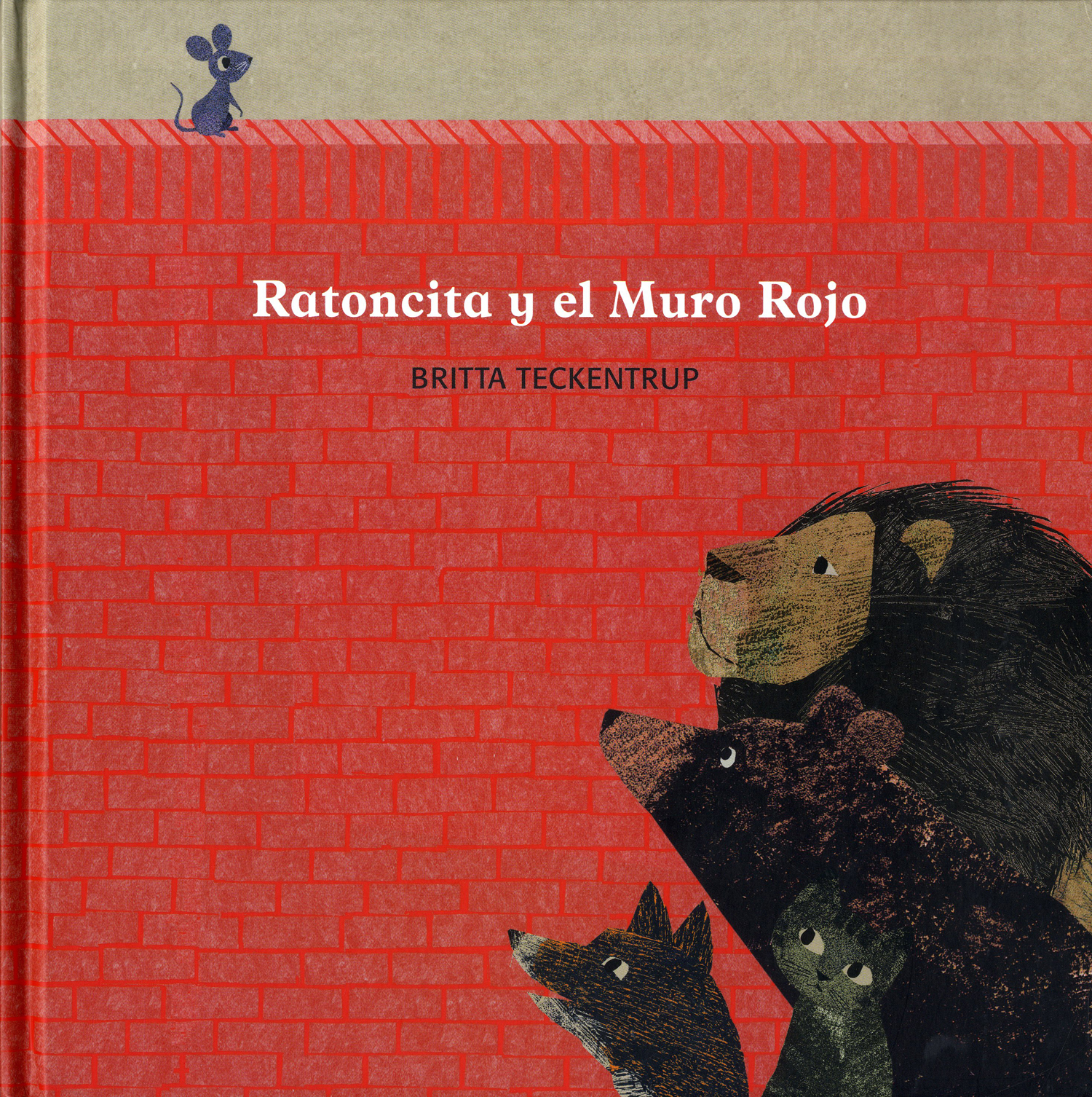 Ratoncita y el muro rojo