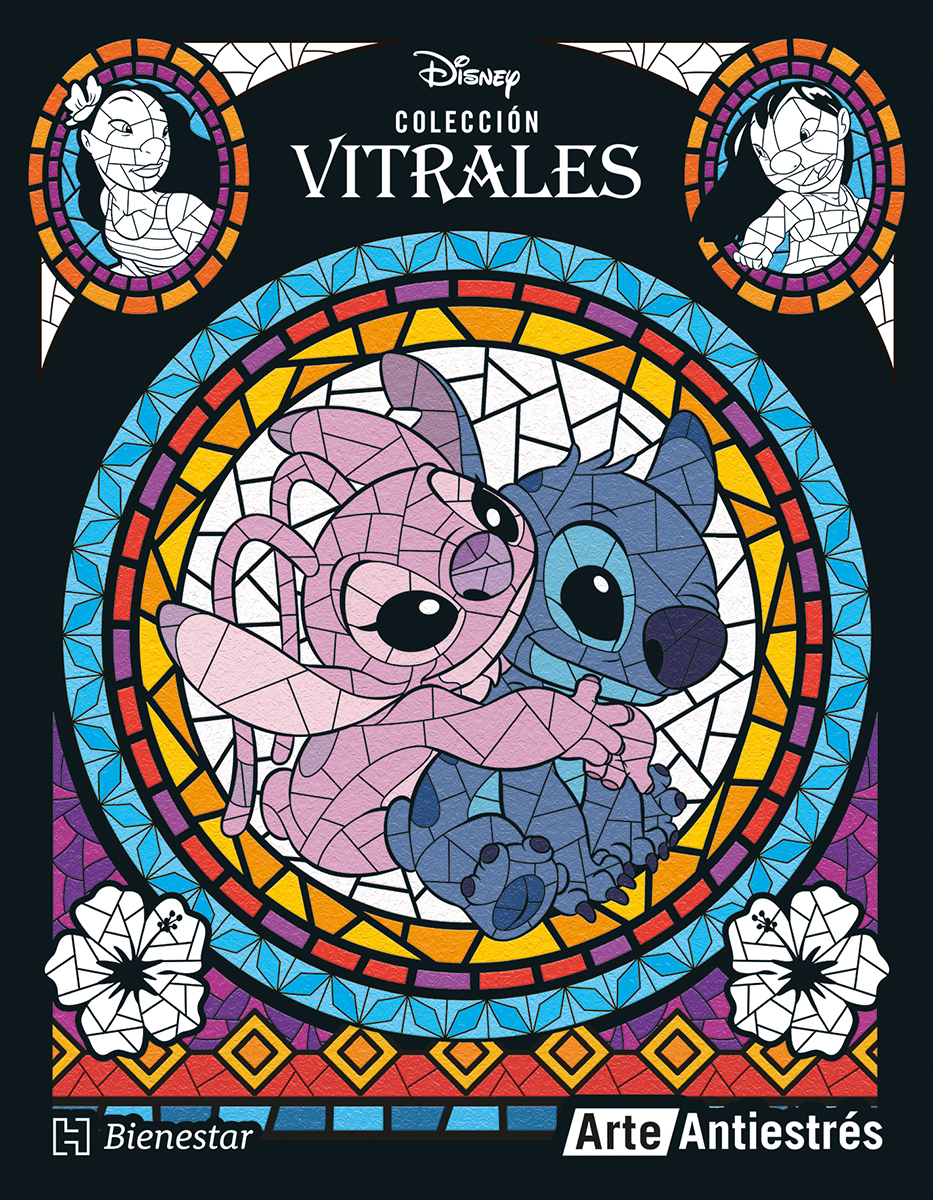 Arte Antiestrés: Stitch (Colección Vitrales)