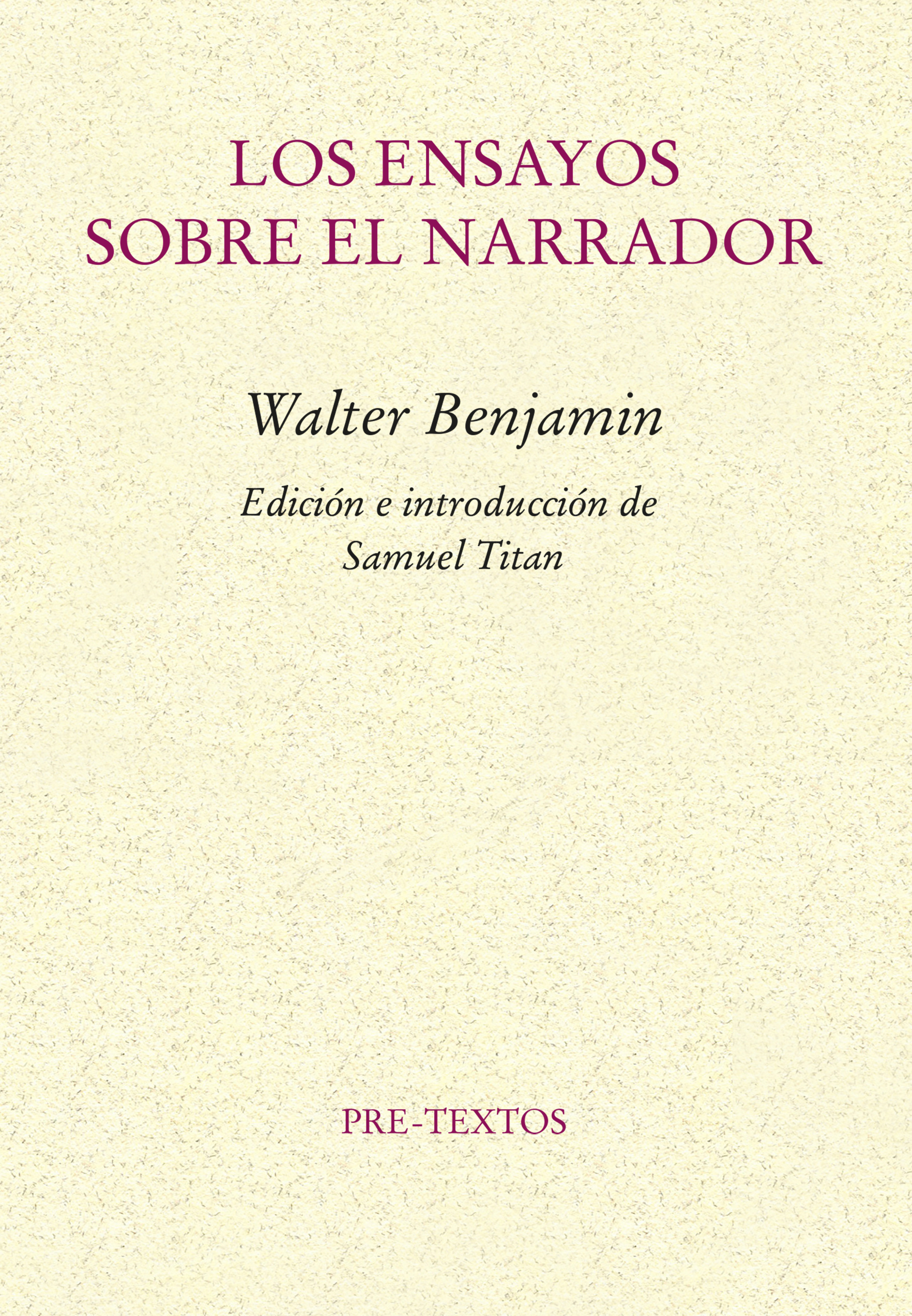 Los ensayos sobre el narrador