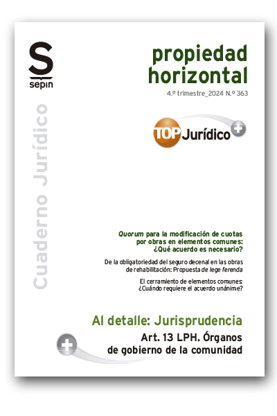 Art. 13 LPH. Órganos de gobierno de la comunidad