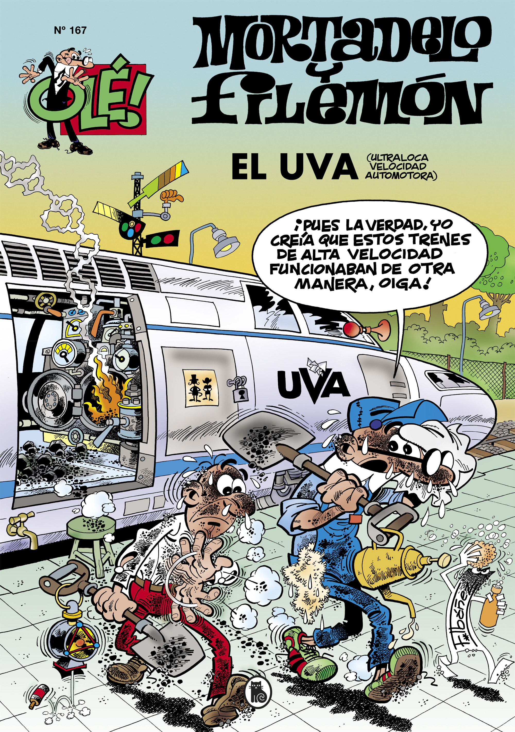 Mortadelo y Filemón. El U.V.A. (Ultraloca Velocidad Automotora) (Olé! Mortadelo 167)