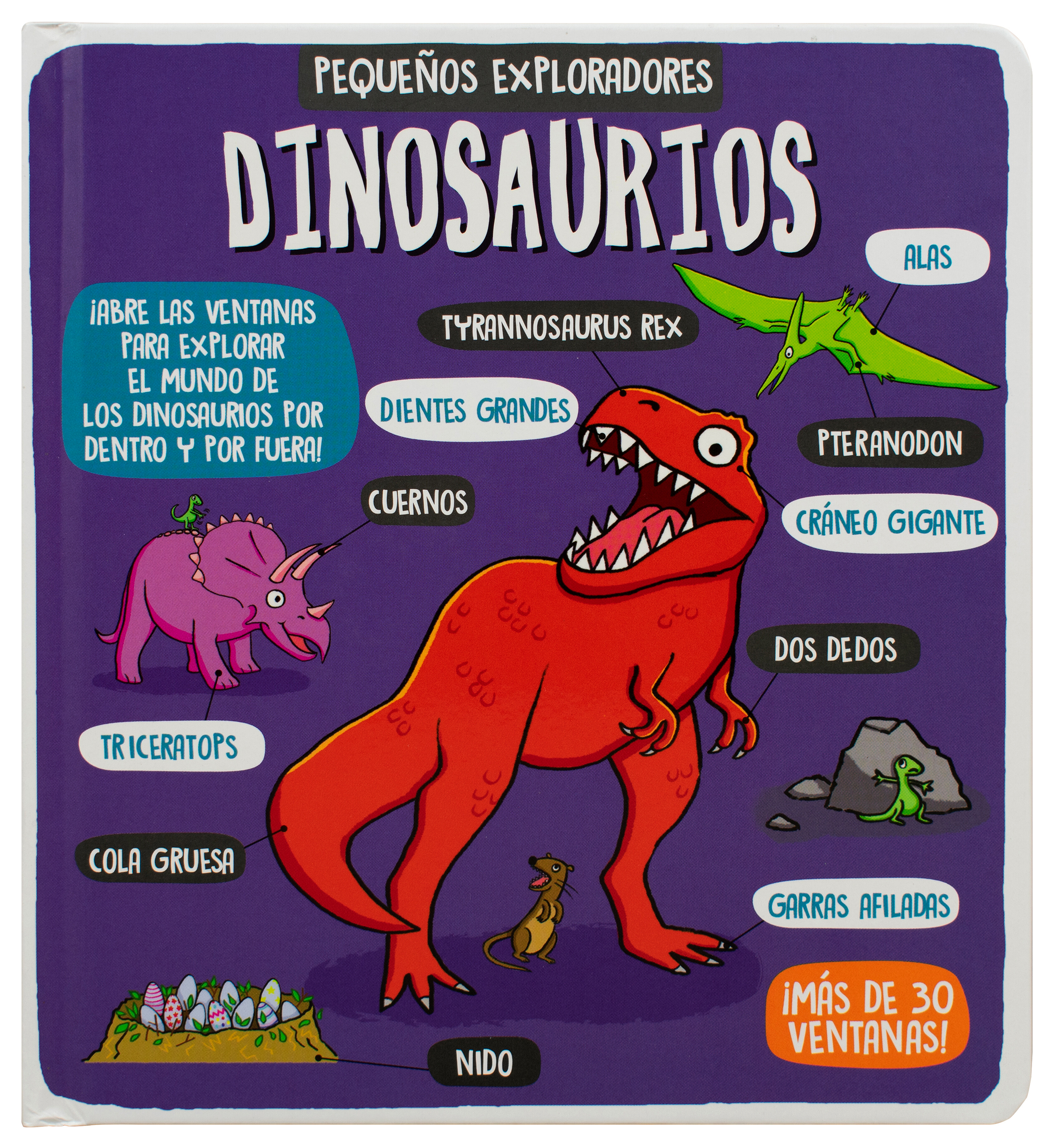 Libro infantil: Pequeños exploradores: Dinosaurios