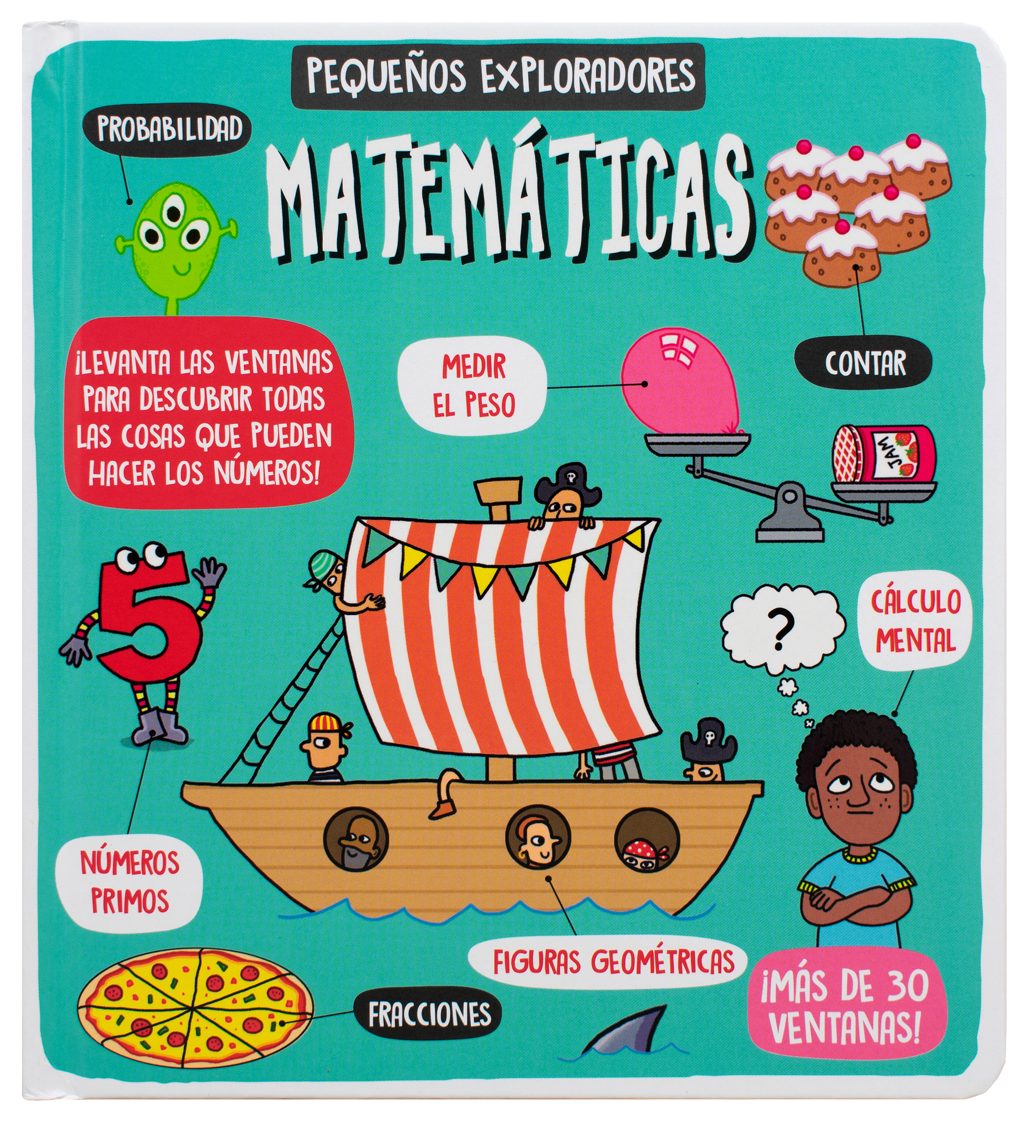 Libro infantil: Pequeños exploradores: Matemáticas