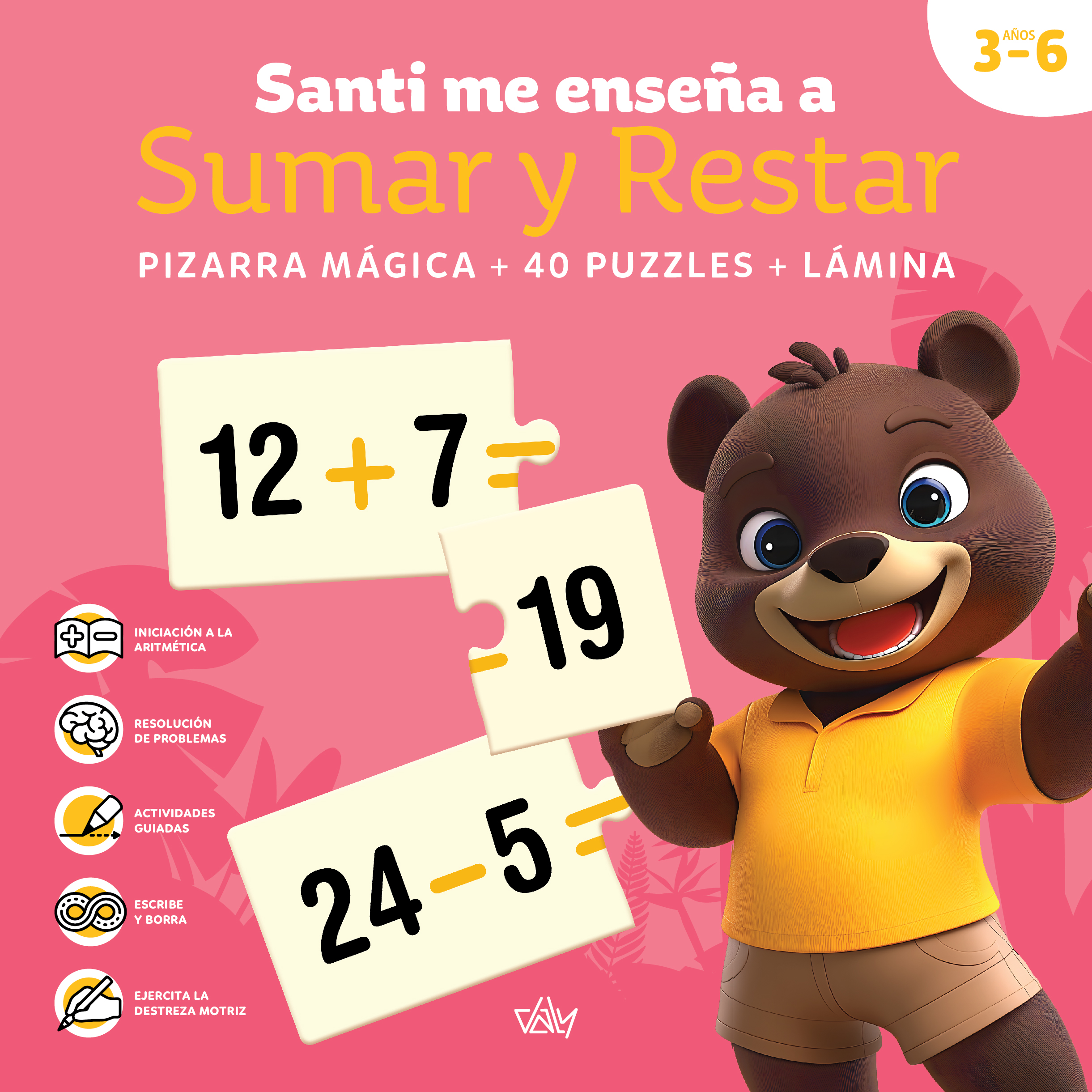 Santi me enseña a sumar y restar