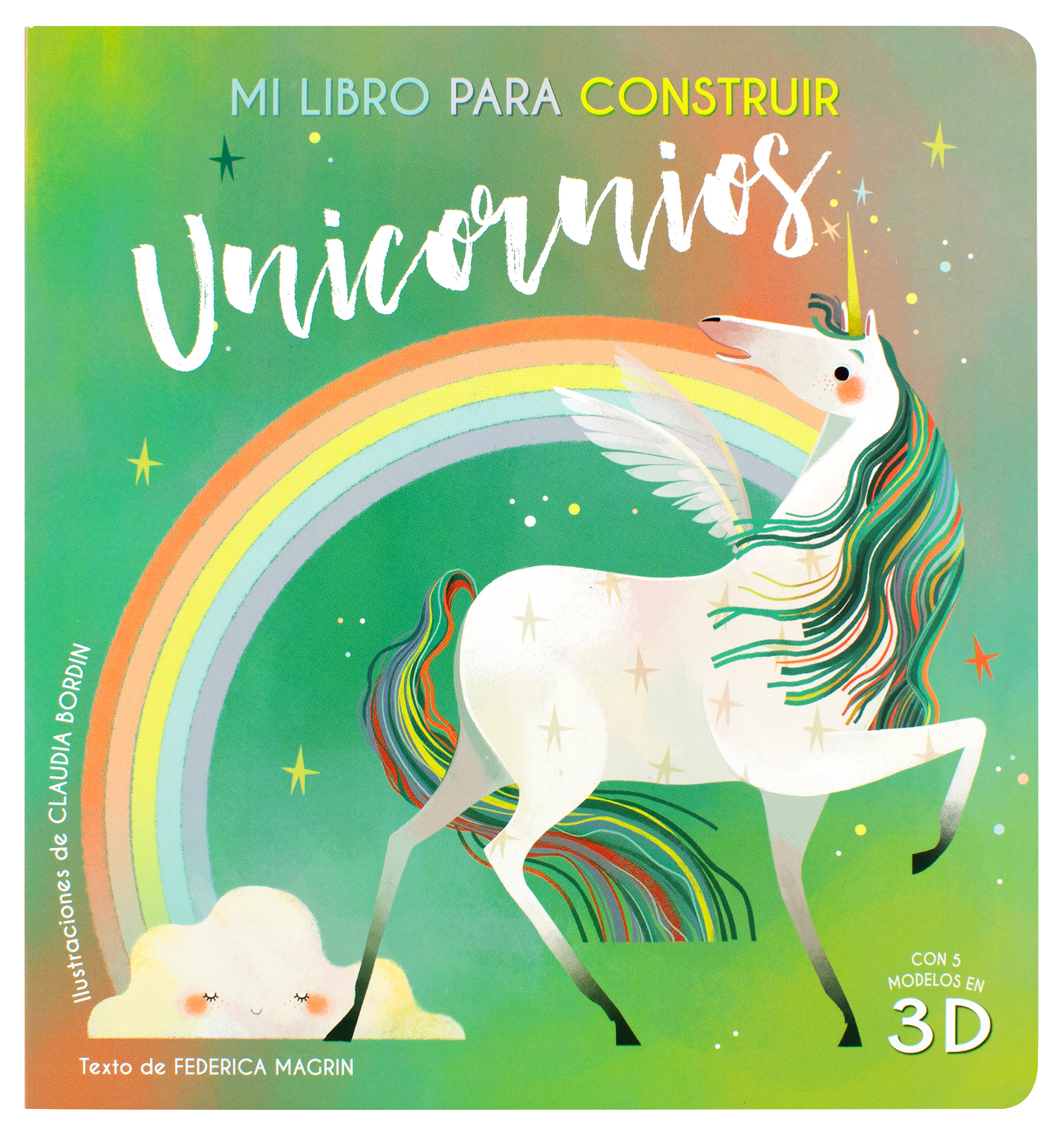 Libro con piezas para armar: Mi libro para construir: Unicornios