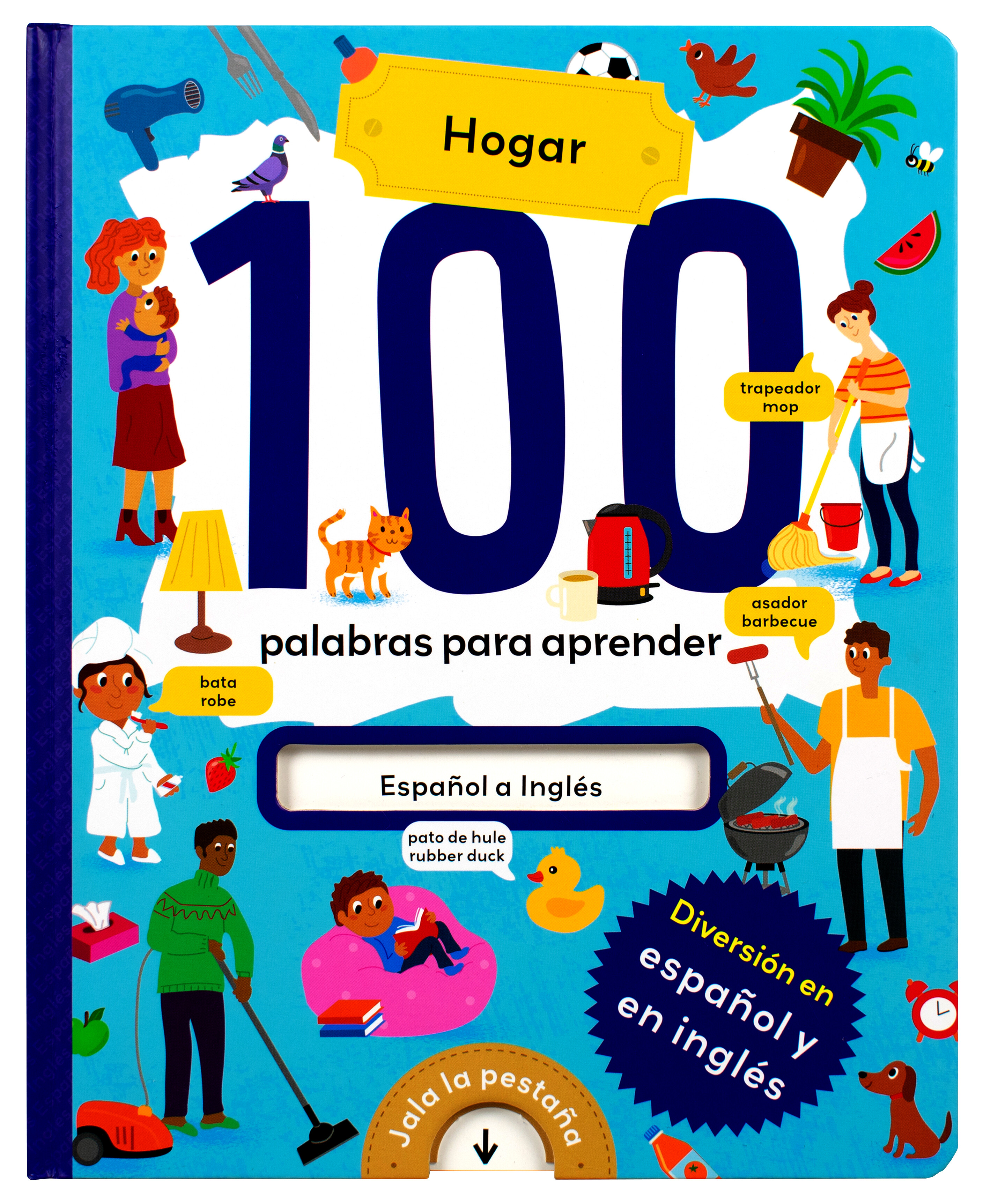 Libro infantil: 100 palabras para aprender: Hogar