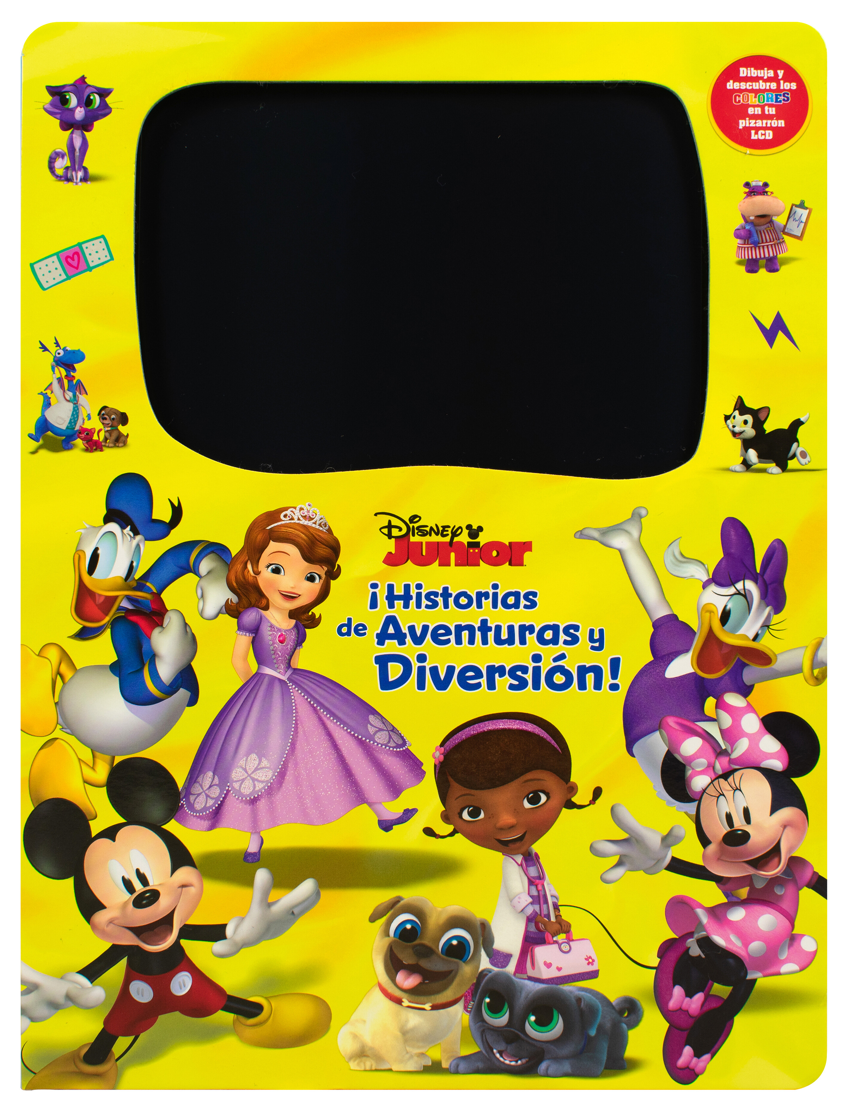 Libro infantil con pizarrón electrónico: Disney Junior: ¡Historias de aventuras y diversión!