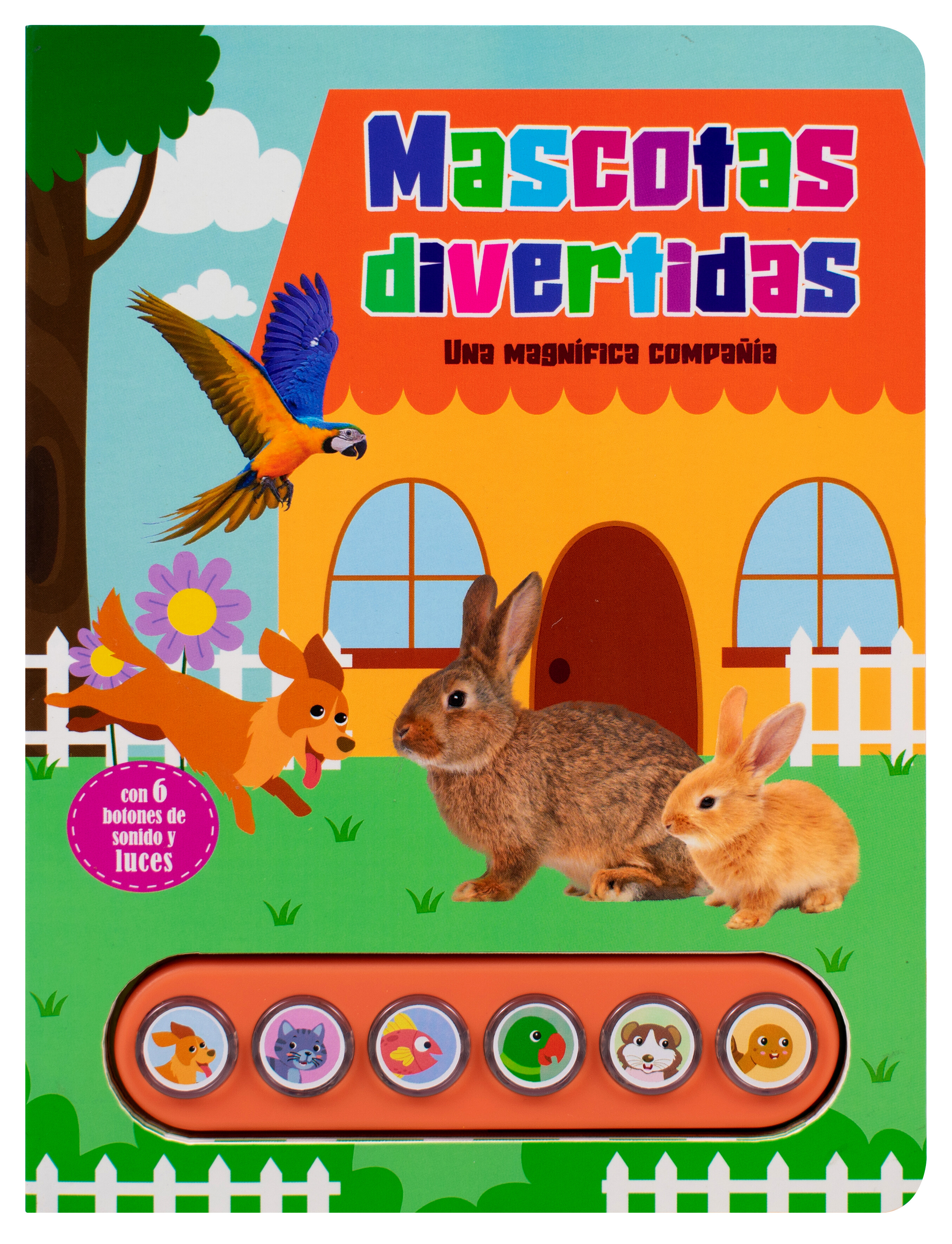 Libro Infantil: Light up mascotas divertidas