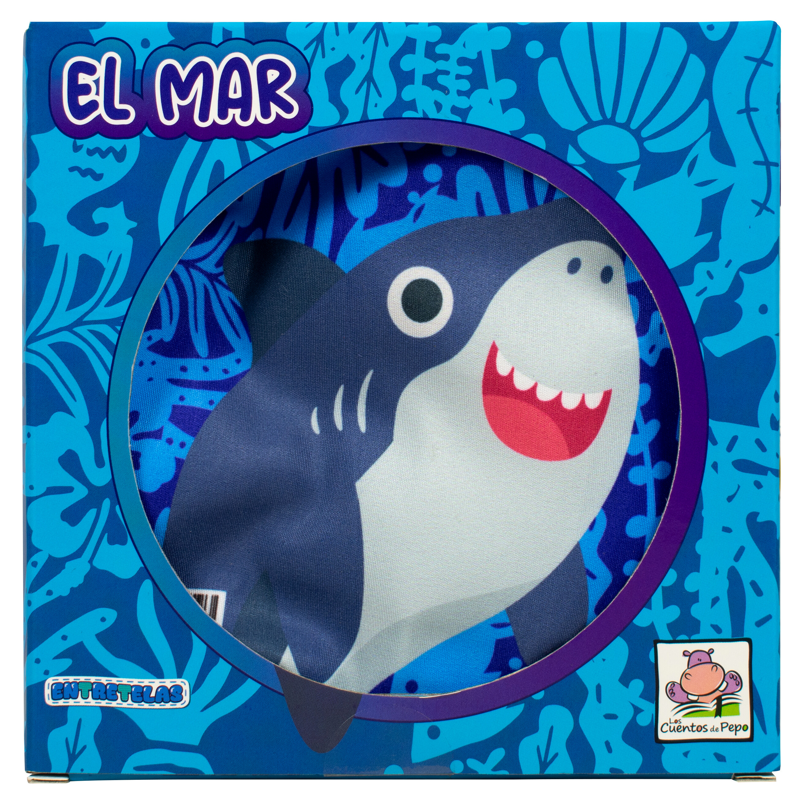 Libro de tela para bebés: entretelas: El Mar