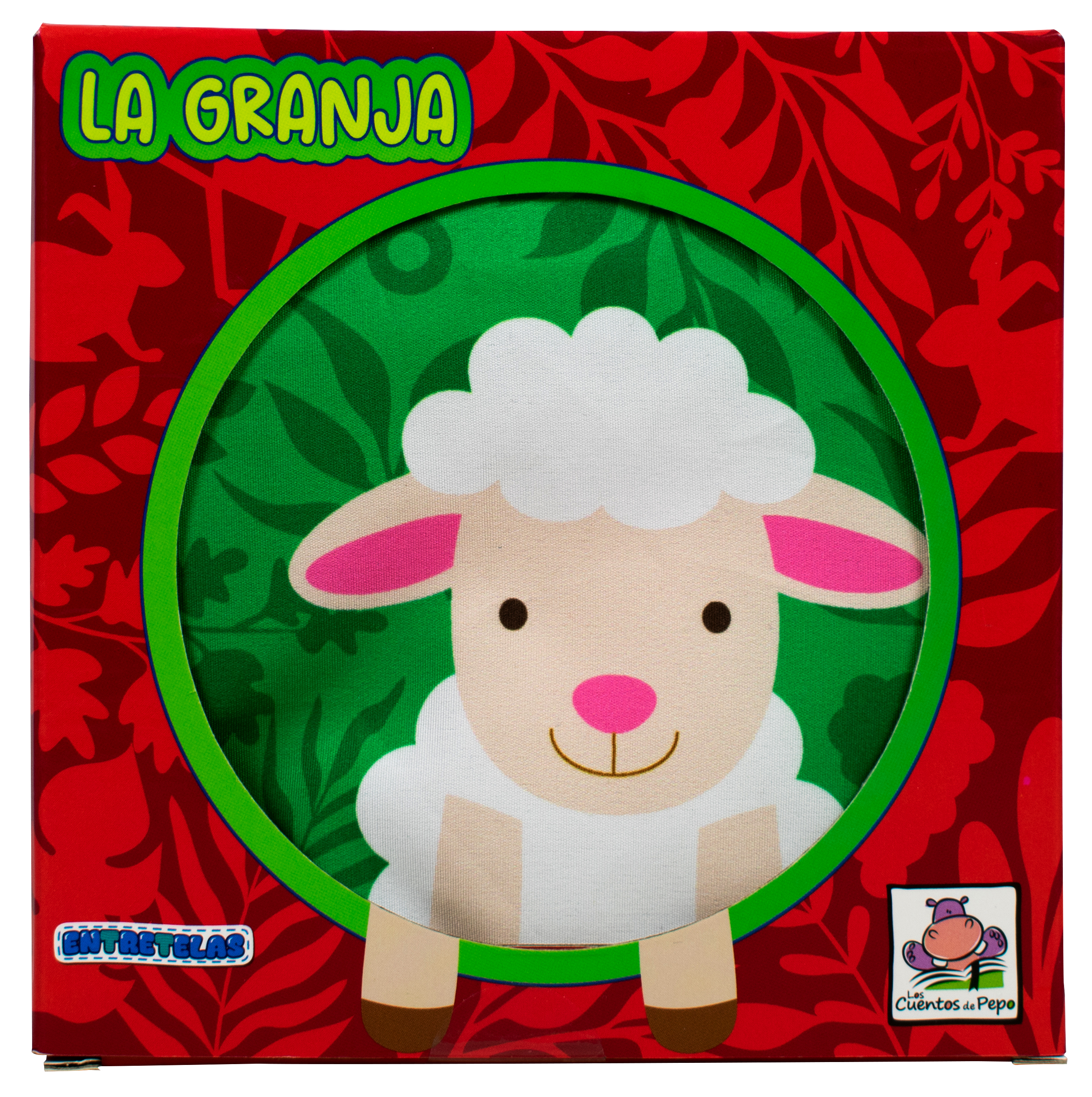Libro de tela para bebés: Entretelas: La Granja
