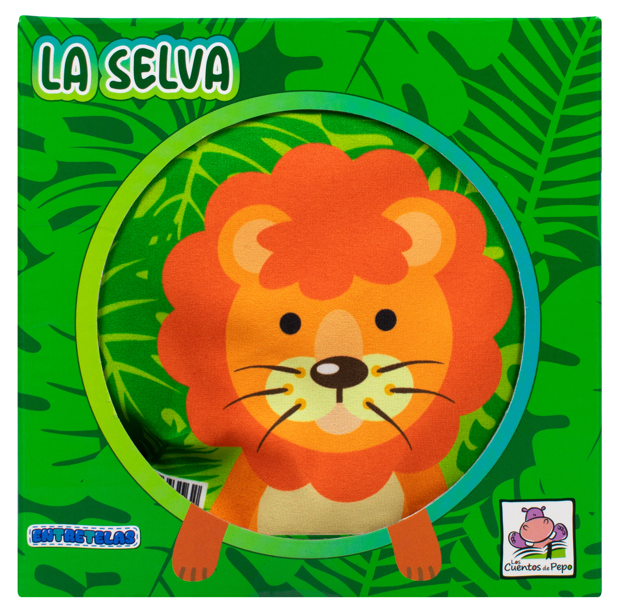 Libro de tela para bebés: Entretelas: La Selva