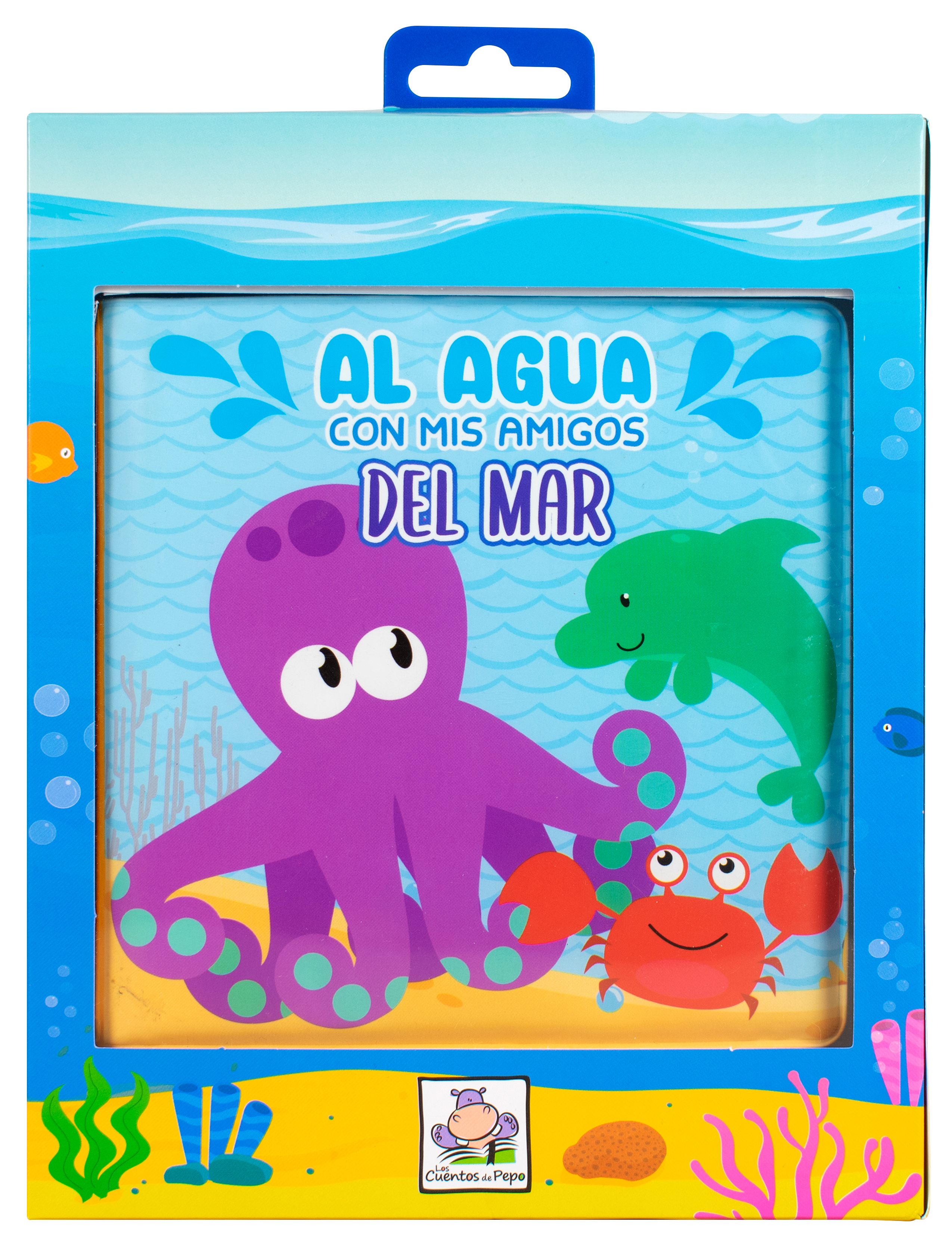 Libro Infantil para la hora del baño: Al agua con mis amigos del mar
