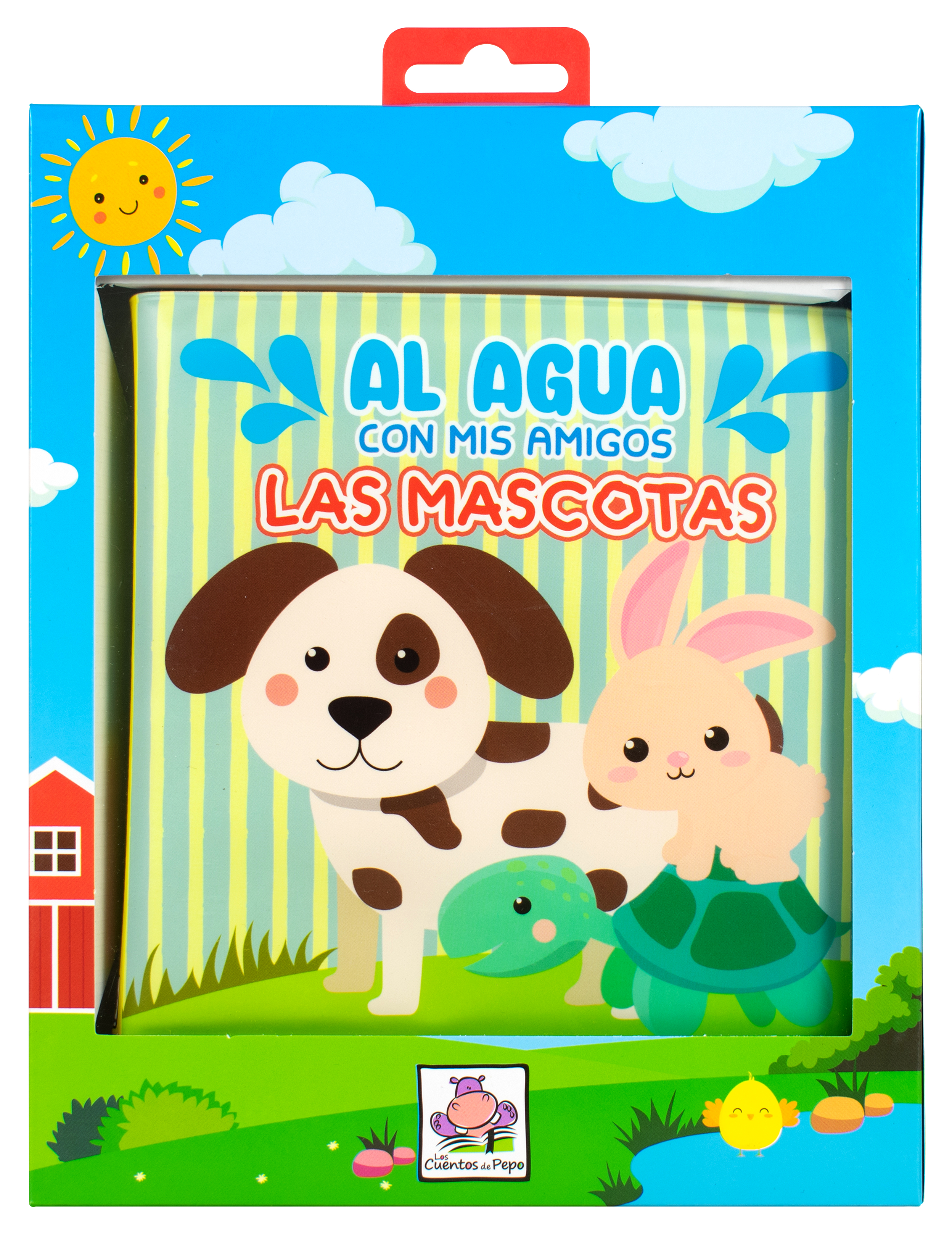 Libro Infantil para la hora del baño: Al agua con mis amigos: Mascotas