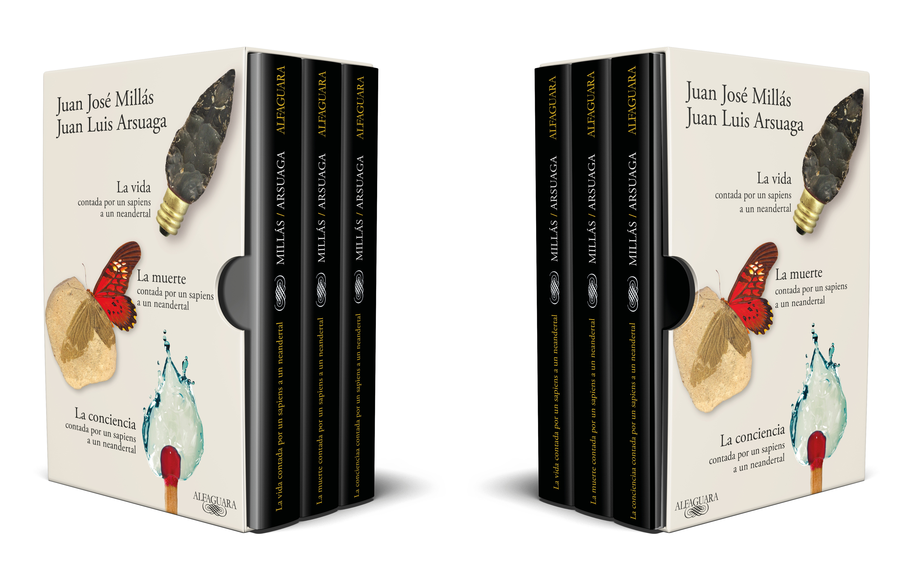 Estuche La vida, La muerte y La conciencia contada por un sapiens a un neandertal