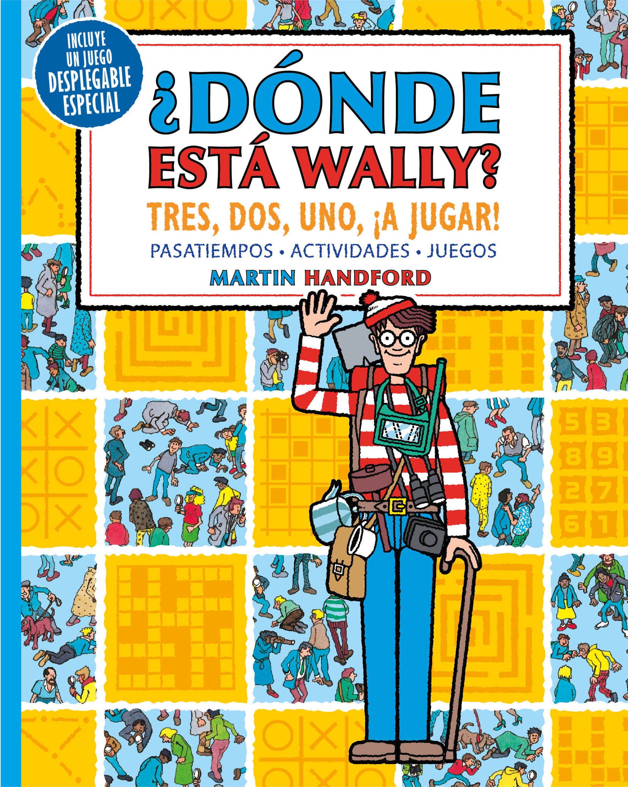 ¿Dónde está Wally? Tres, dos, uno ¡a jugar!: Pasatiempos, actividades, juegos