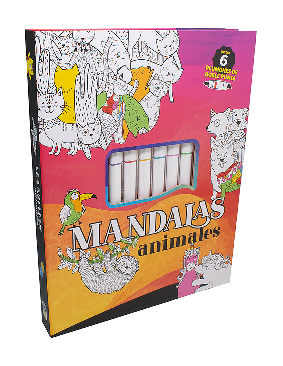 Cuentos y plumones: Mandalas animales