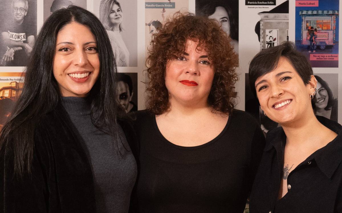 Mónica Ojeda, María Fernanda Ampuero y Natalia García Freire.