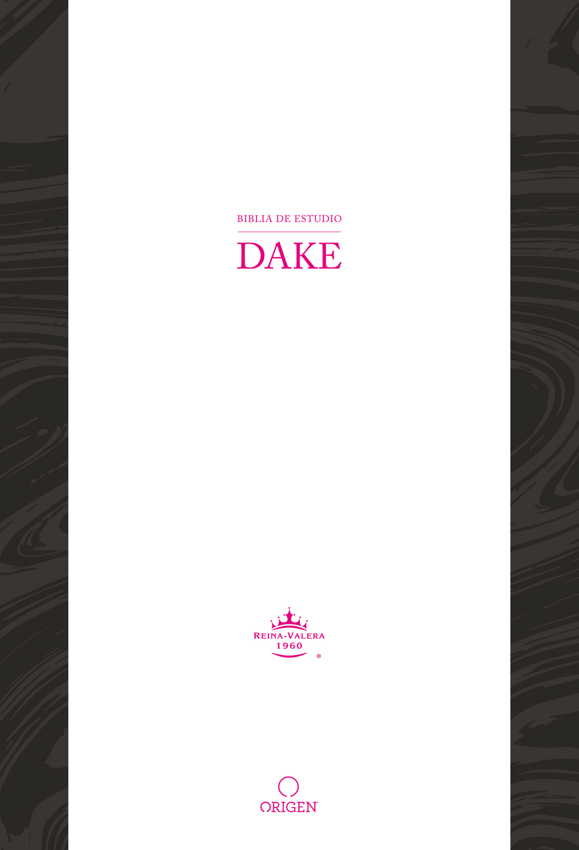 RVR 1960 Biblia de estudio Dake, tamaño grande, Tapa dura, Negra