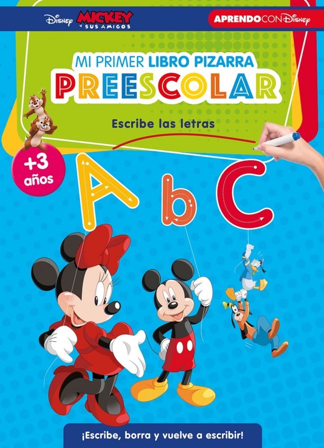 Aprende con Disney. Primeras letras (Libro-pizarra) (Disney. Primeros aprendizajes)