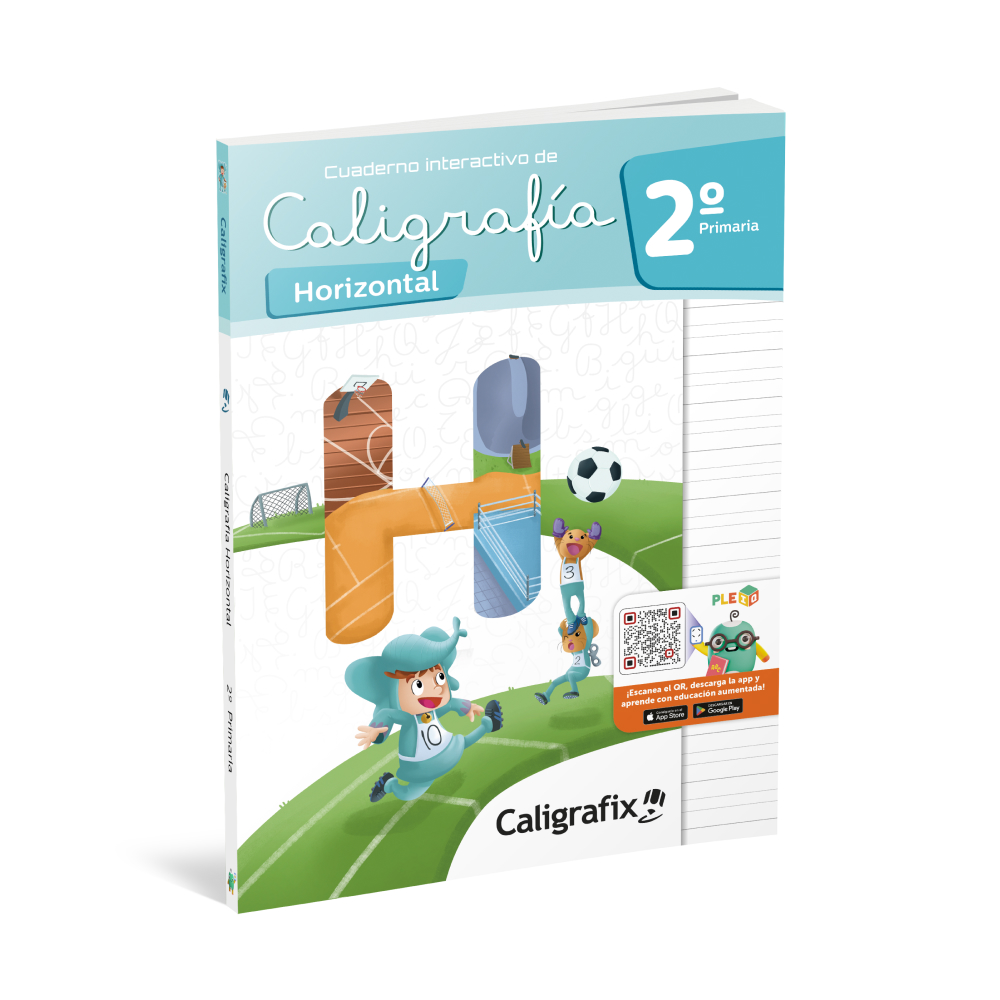 Cuaderno interactivo de caligrafía horizontal 2° Primaria